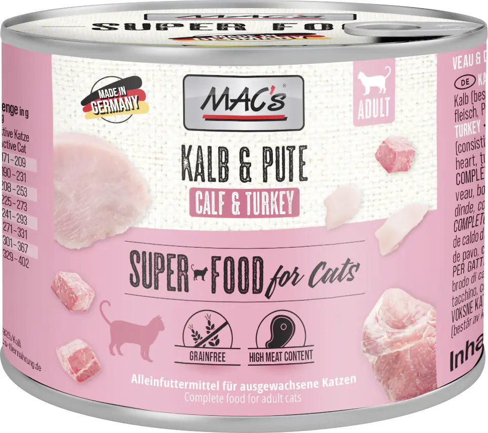 Macs Cat Kalb & Pute 200 g