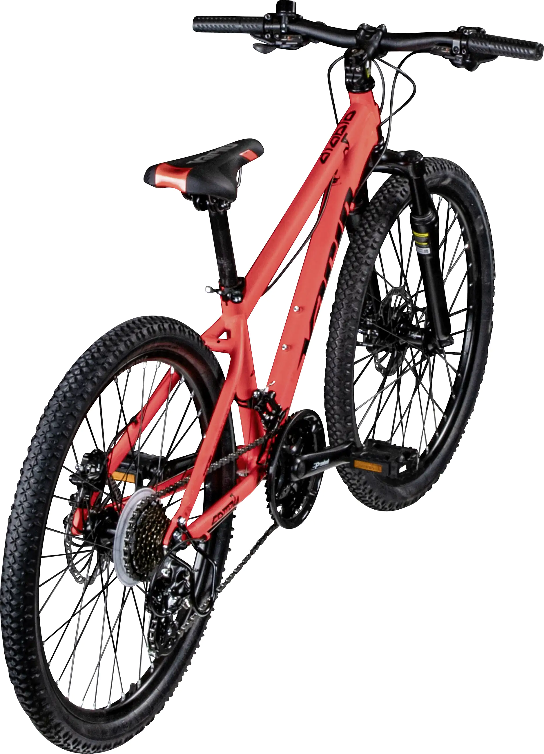 Vario Mountainbike XC DIABLO 24 COMP BT MTB Hardtail 24 Zoll RH 34cm 21-Gang rot schwarz