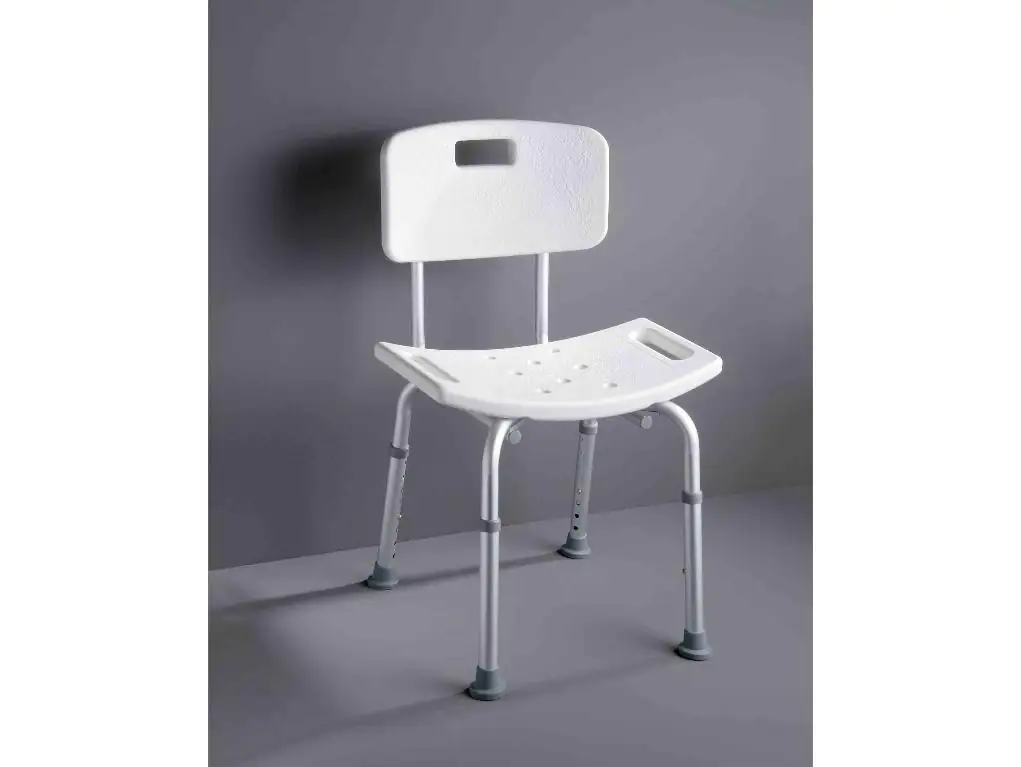 Ridder Bad-Stuhl mit Lehne höhenverstellbar