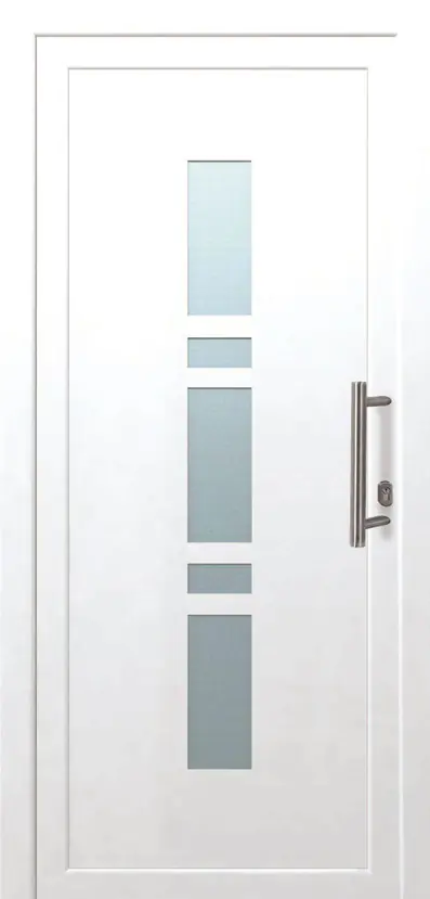 Panto Haustür Modell K017 DIN rechts weiß 110 x 210 cm Panto Haustür Modell K017 DIN rechts weiß 110 x 210 cm