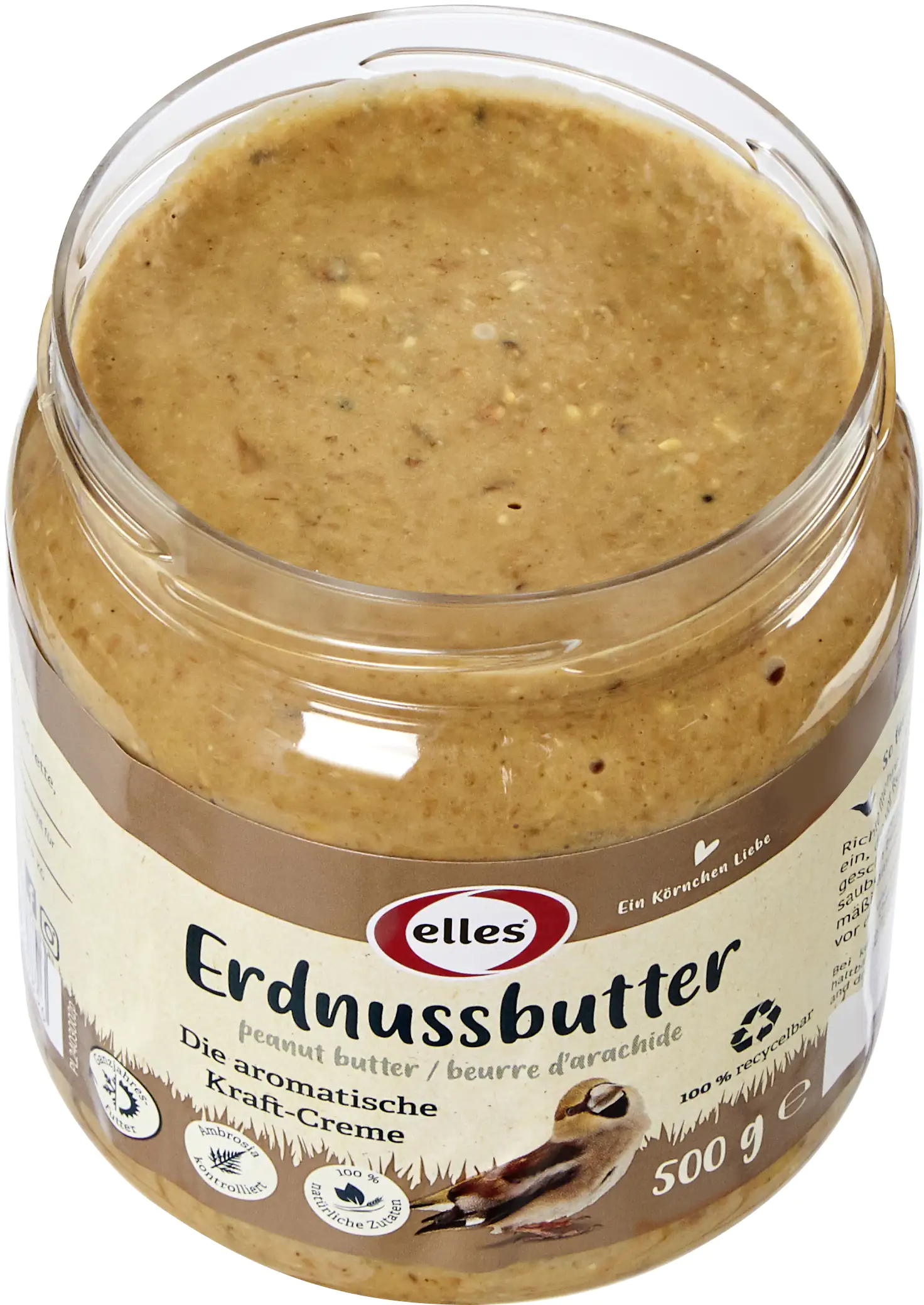 Elles Wildvogelfutter Erdnussbutter 500 g