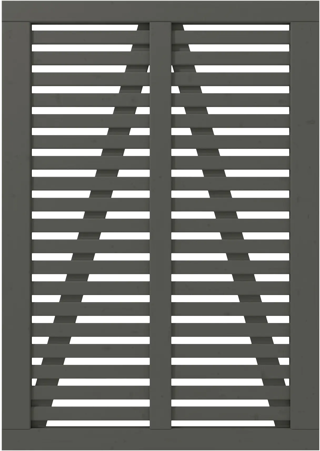 Plus Einzeltor Harmoni inkl. Beschläge 100 x 140 cm umbragrau fungizidbehandelt