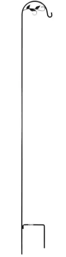 TrendLine Gartenstecker mit Haken Stahl 214 cm schwarz TrendLine Gartenstecker mit Haken Stahl 214 cm schwarz