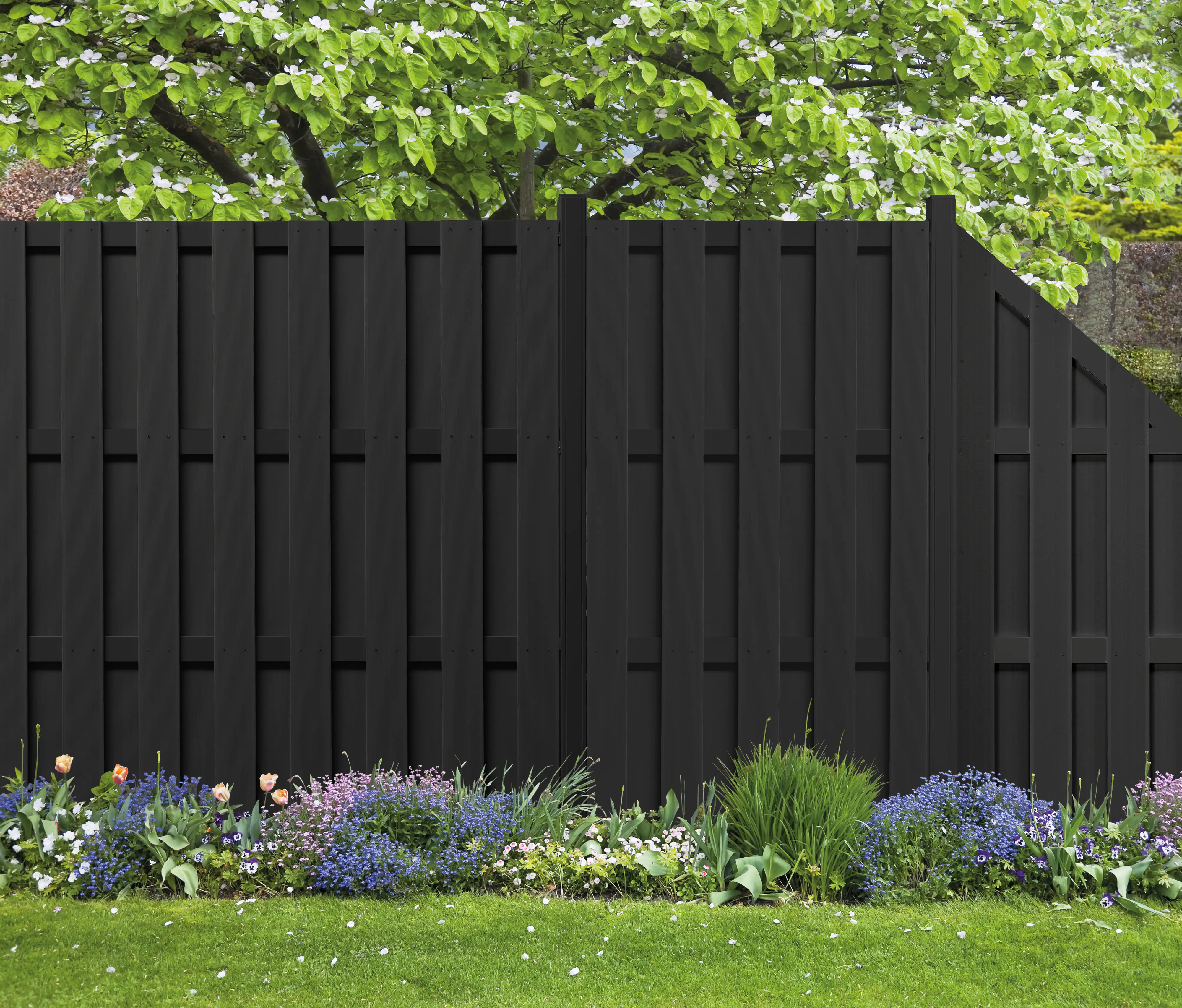 elephant T-Beschlagset Color Line Schrägelement anthrazit 7 Stück