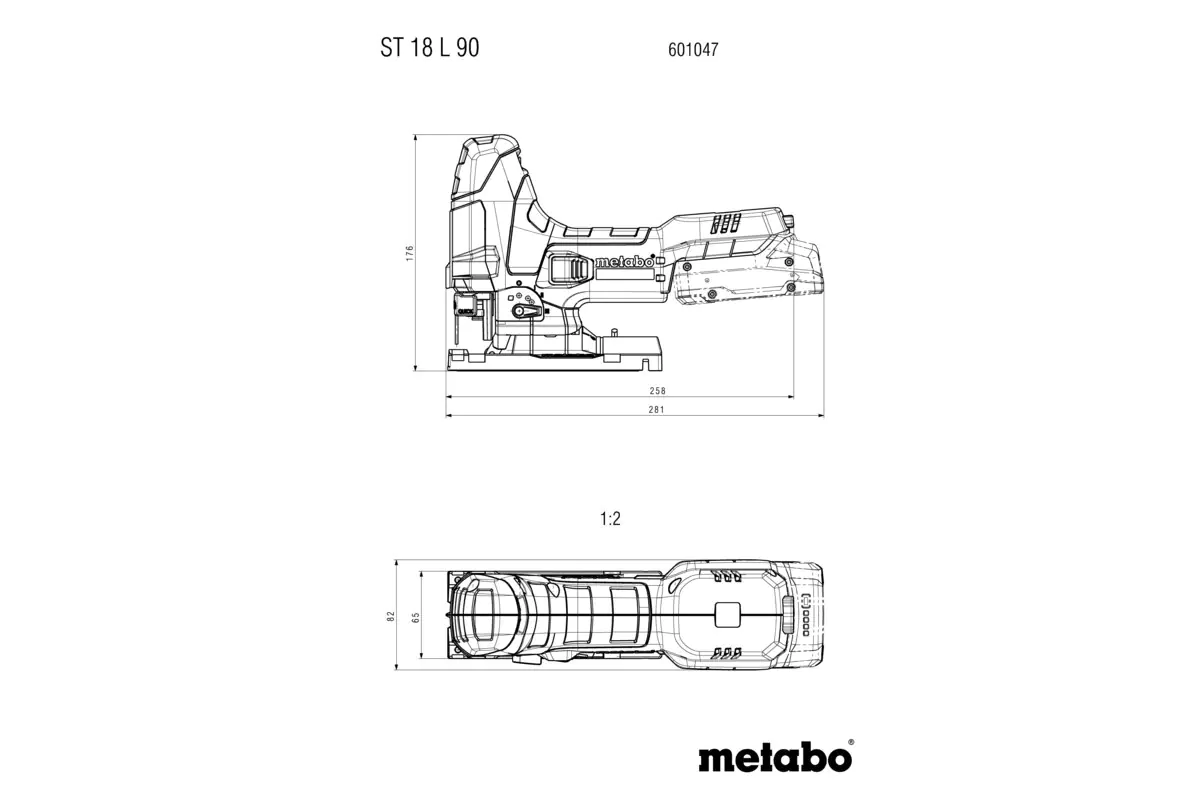 Metabo Akku-Stichsäge ST 18 L 90 18V in metaBox 145 L
