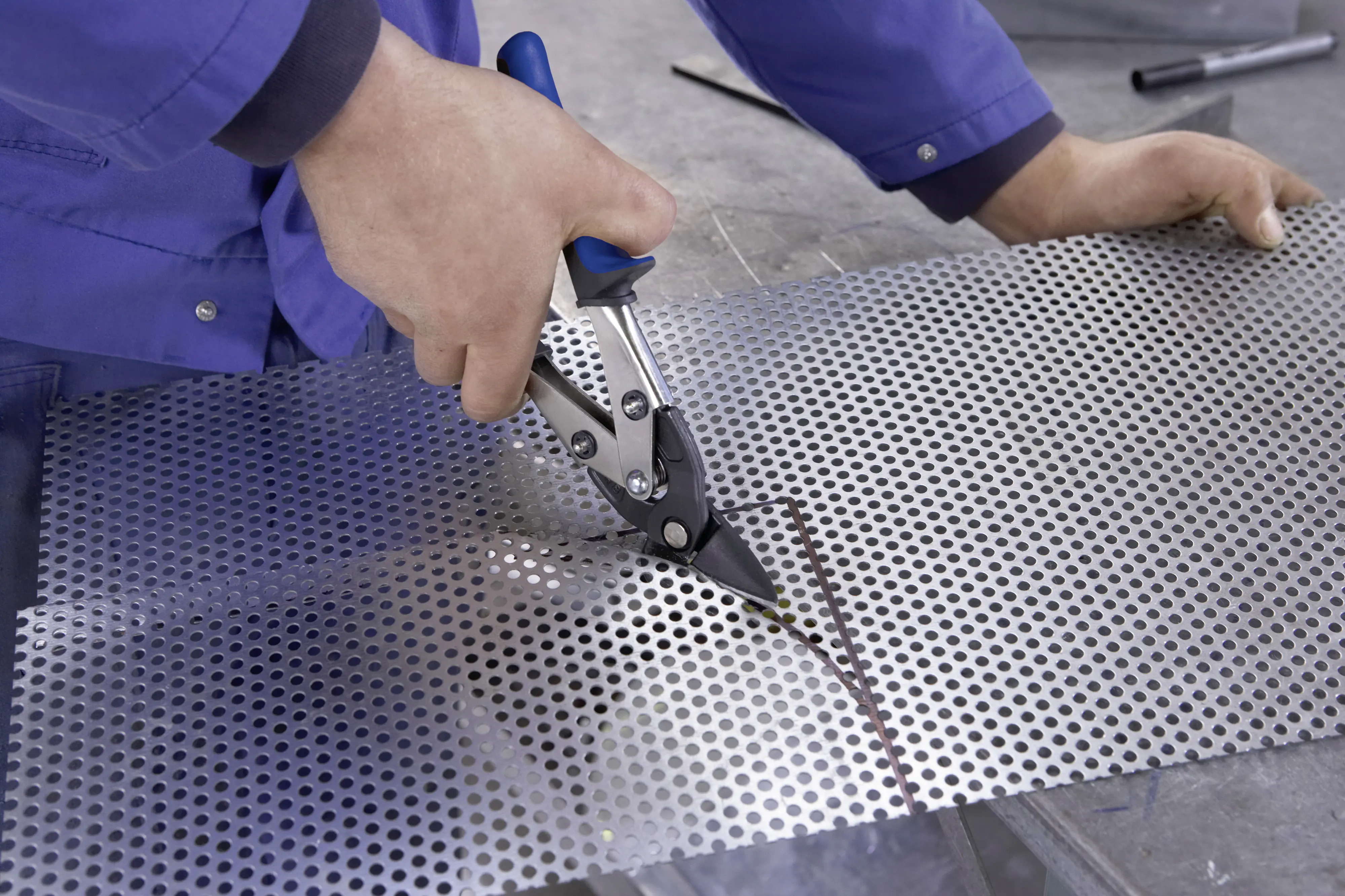 Bessey Schere Ideal wendig "rechtsschneidend" 230 mm für engste Radien