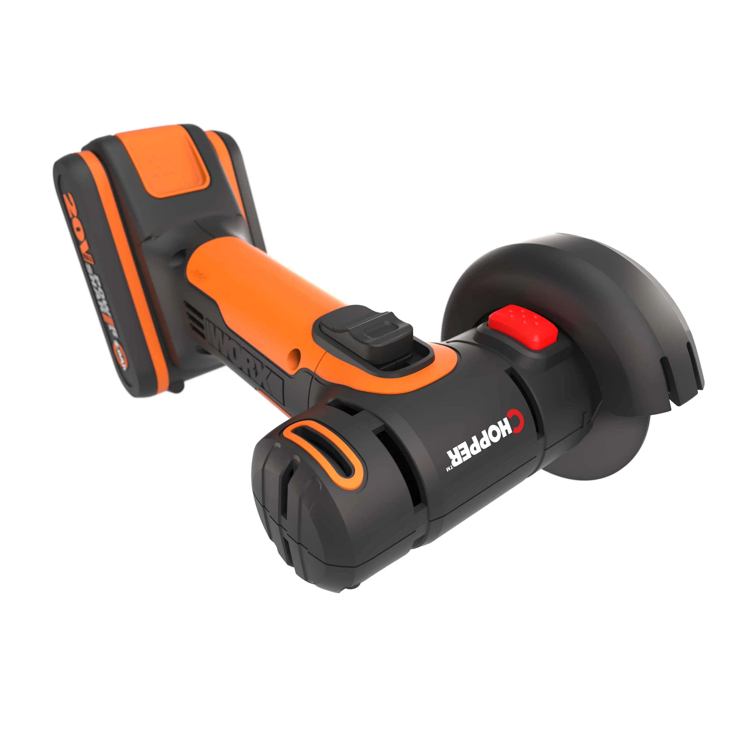 Worx Mini Akku-Winkelschleifer Chopper WX801 20 V inkl. Akku 2 Ah & Ladegerät Worx Mini Akku-Winkelschleifer Chopper WX801 20 V inkl. Akku 2 Ah & Ladegerät