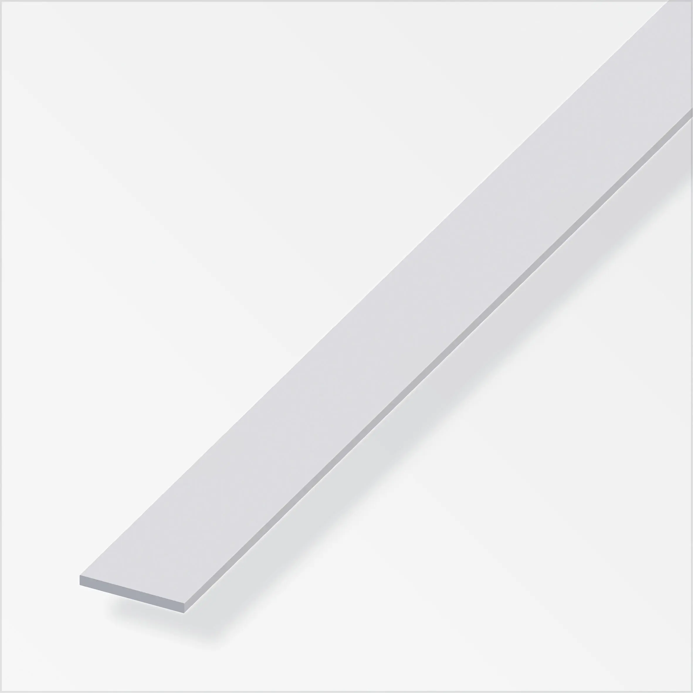 alfer Flachprofil Edelstahl roh natur