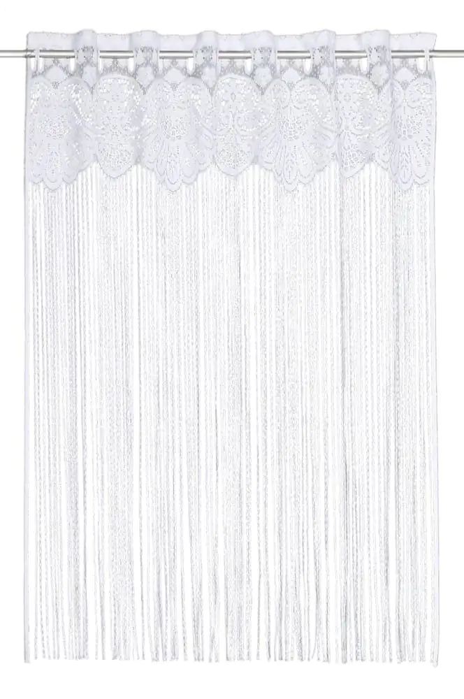 Neusser Collection Fadenstore mit Stabdurchzug weiß, 100 x 100 cm