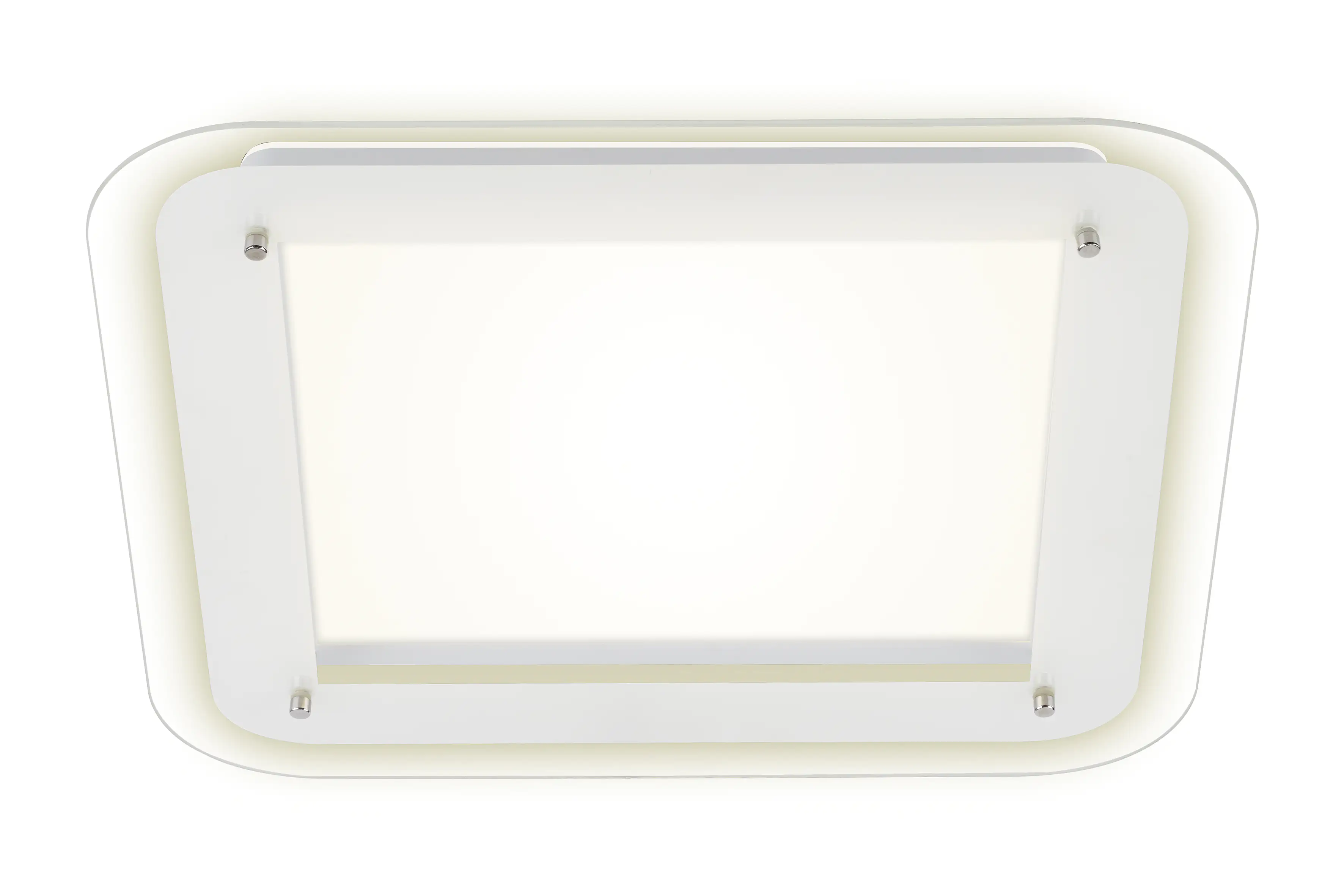 Briloner LED Deckenleuchte Free weiß 40 x 40 cm mit Backlight-Effekt