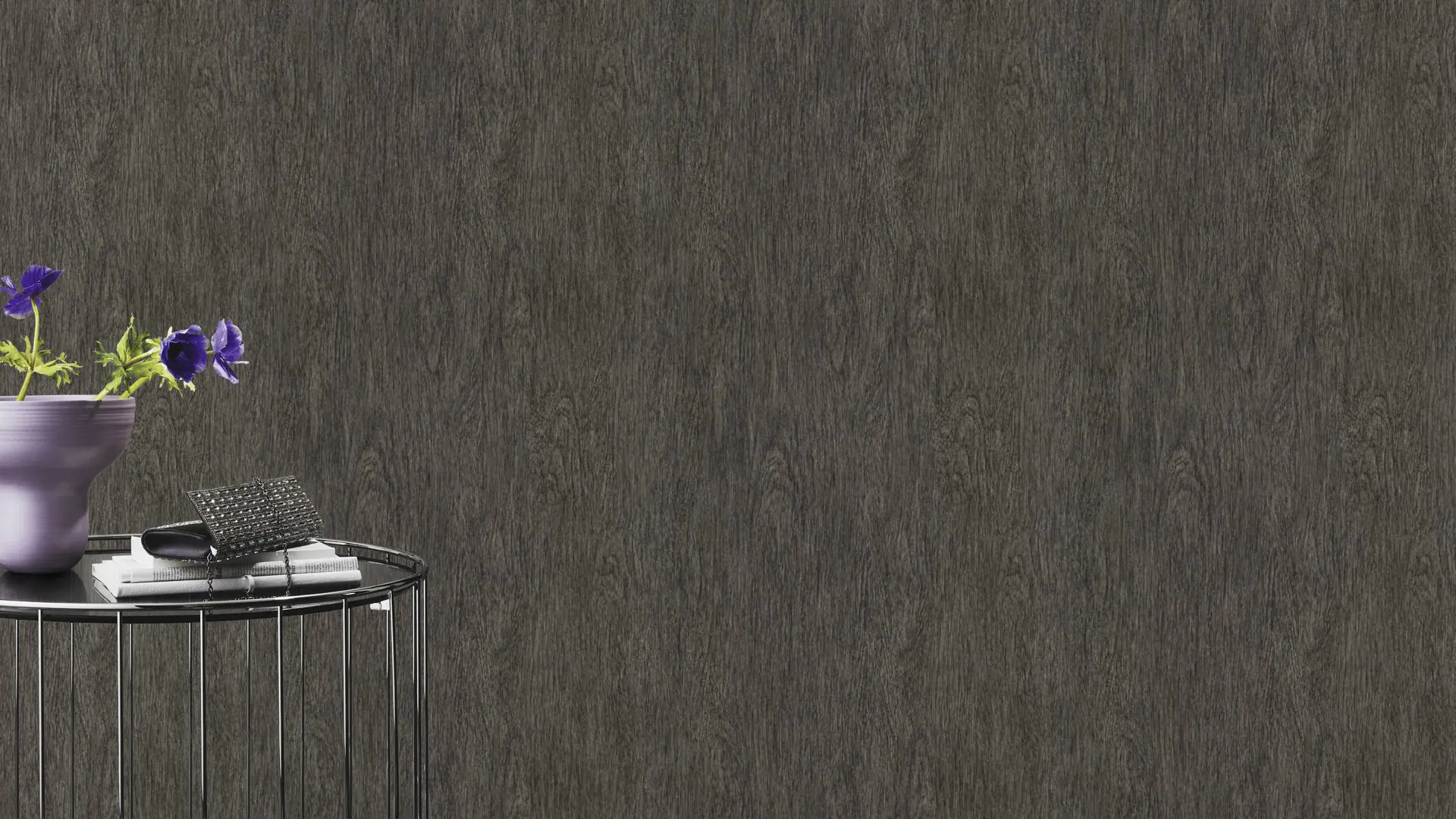 Schöner Wohnen Vliestapete Holzoptik schwarz 10,05 x 0,53 m