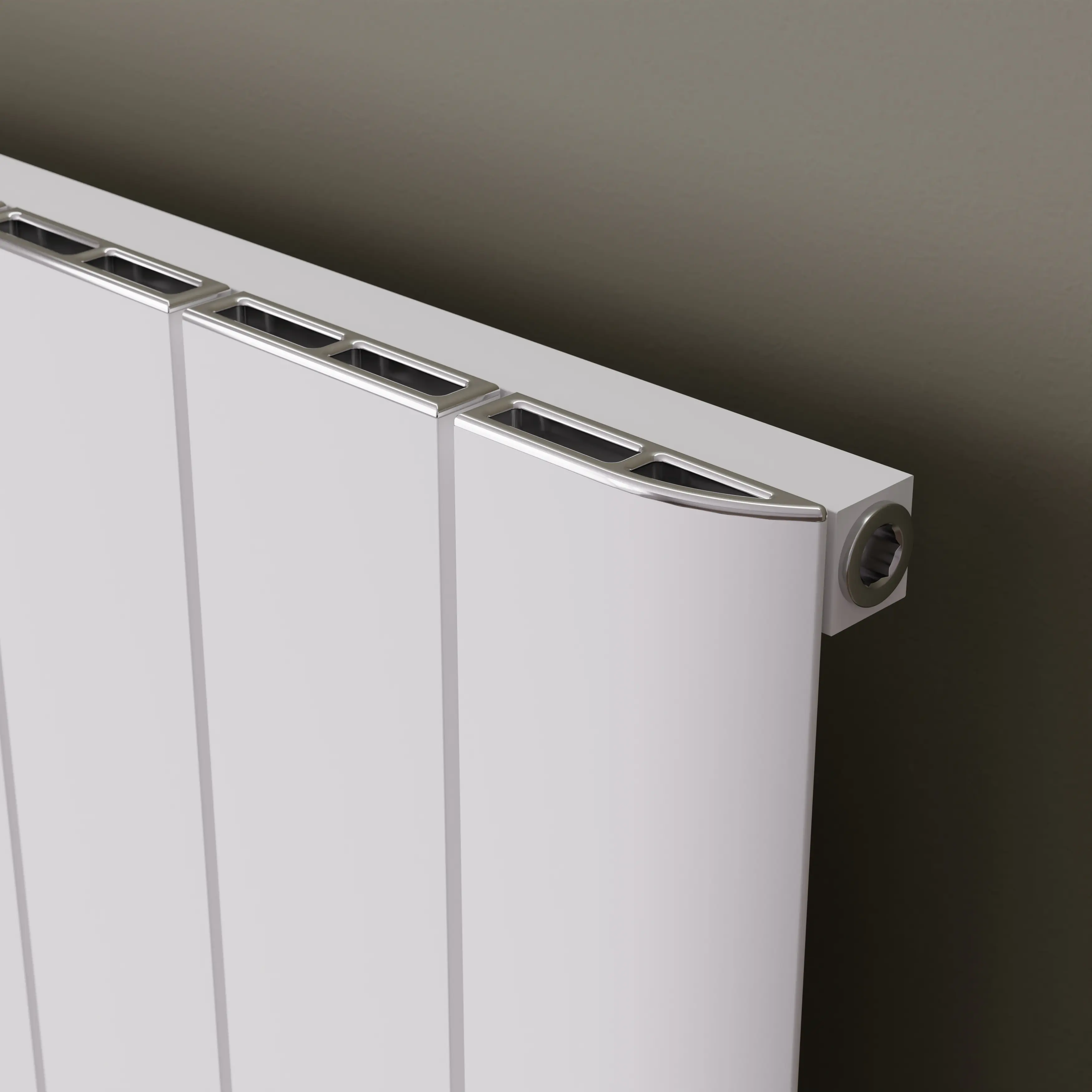 Ximax Design-Heizkörper Trigo 180 x 47 cm 960 Watt weiß Struktur
