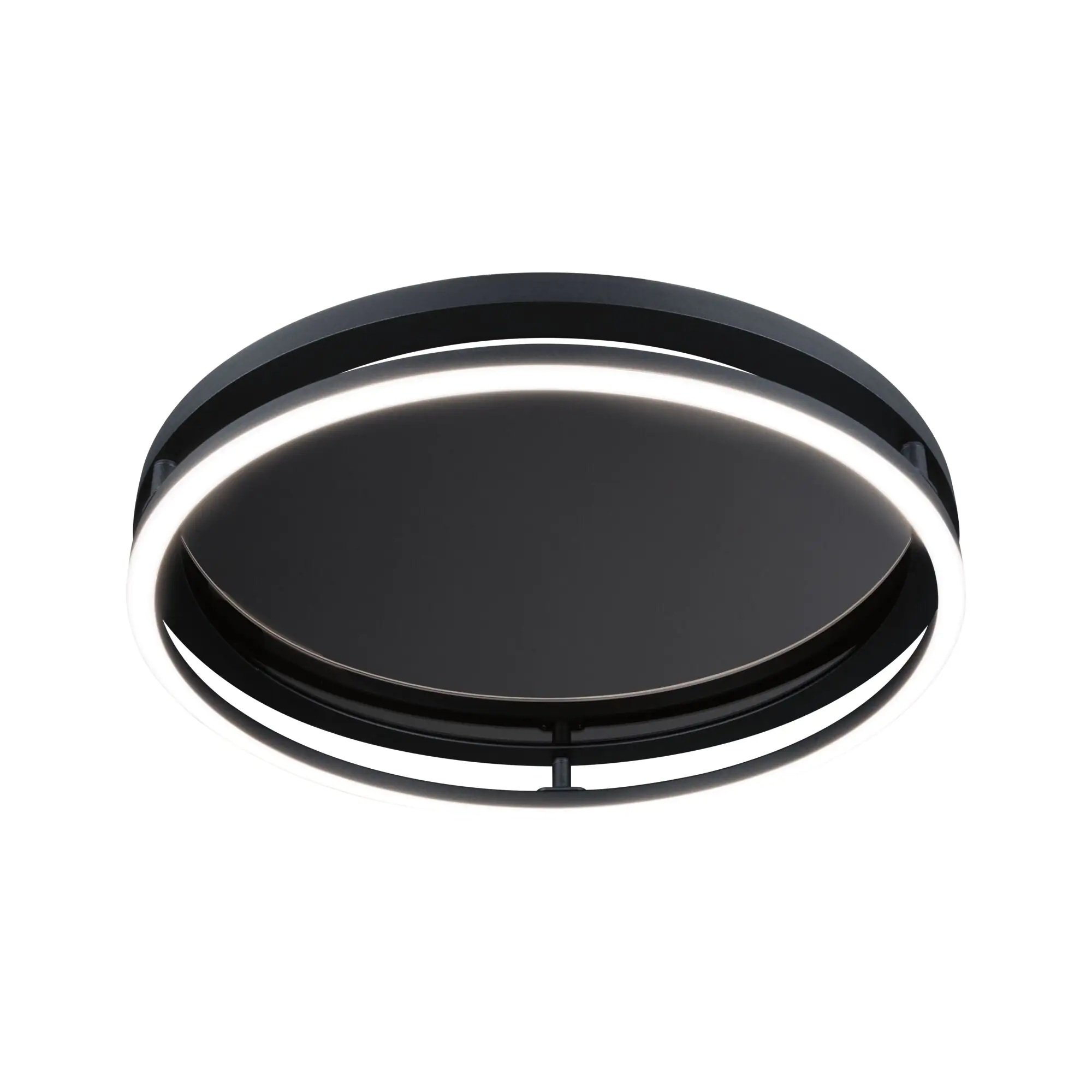 Paulmann LED Deckenleuchte Spaceglow One schwarz matt Ø 39 cm RGBW