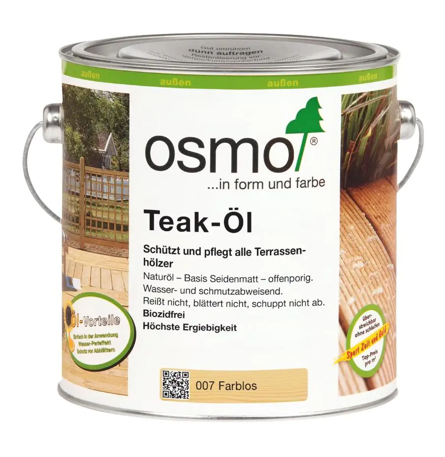 Osmo Teak-Öl 2,5L farblos