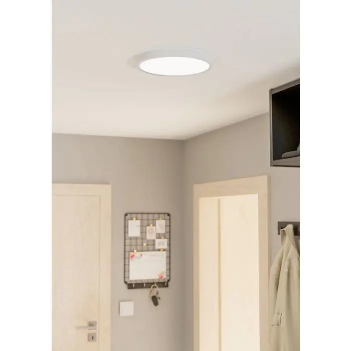 Eglo LED Aufbauleuchte Fueva 5 weiß Ø 28,5 cm neutralweiß