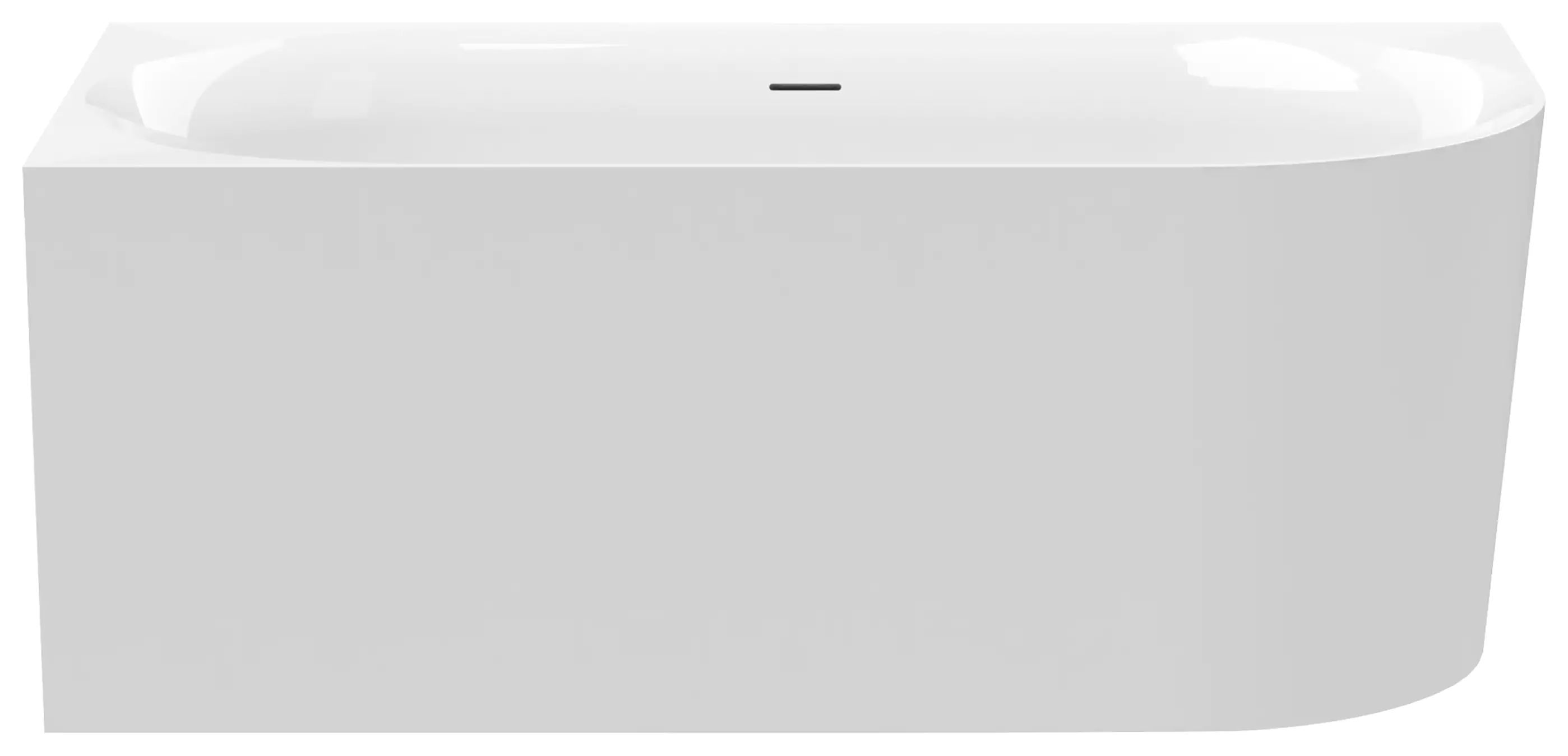 Ottofond Badewanne Mince Corner XS weiß rechts 155 x 80 / 44 cm