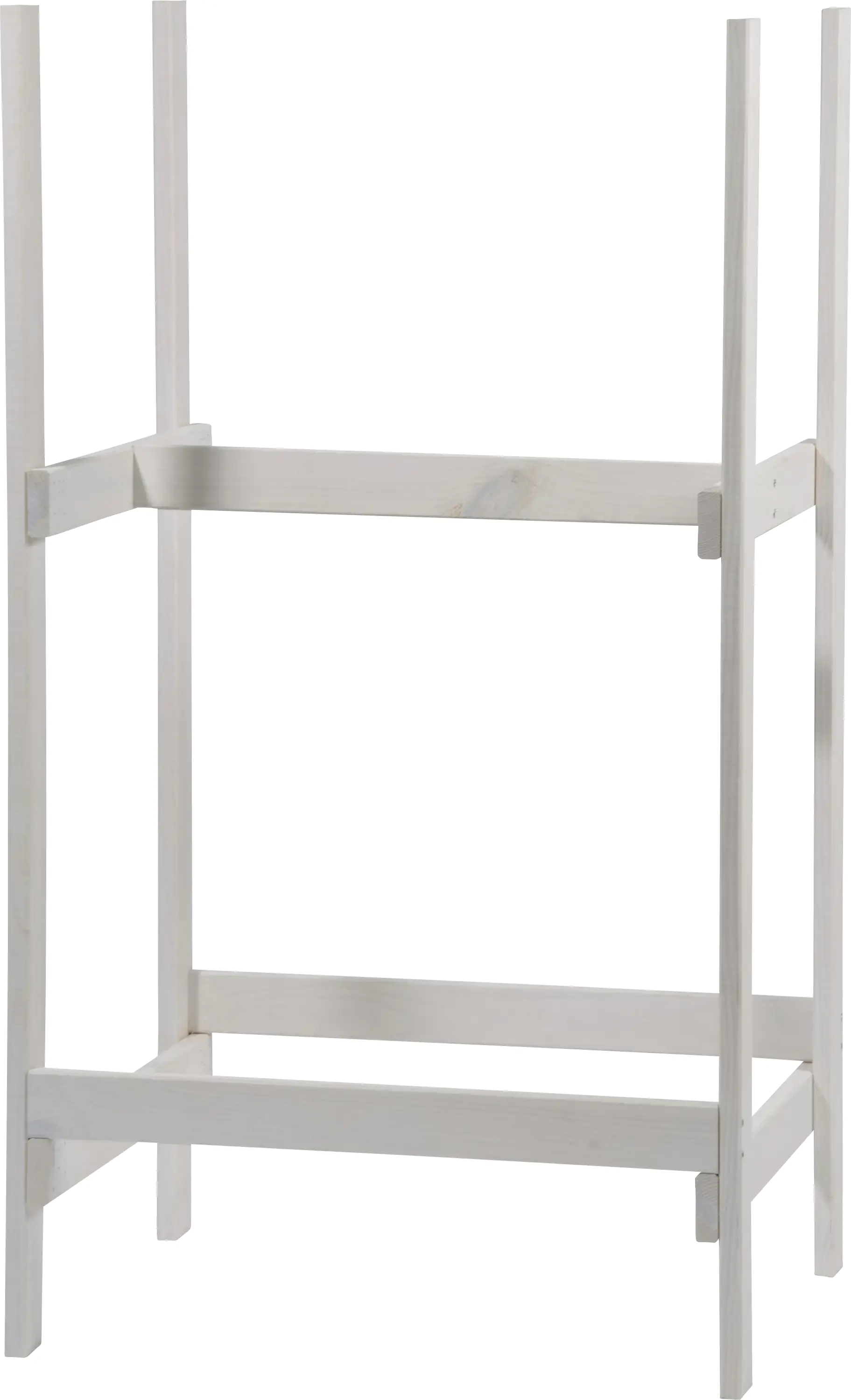 Dobar Hochbeet Obstkiste weiss 49 x 42 x 90 cm