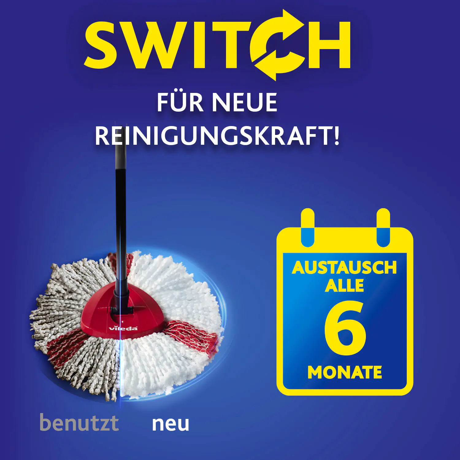 Vileda Ersatzkopf für Wischmop Turbo Vileda Ersatzkopf für Wischmop Turbo