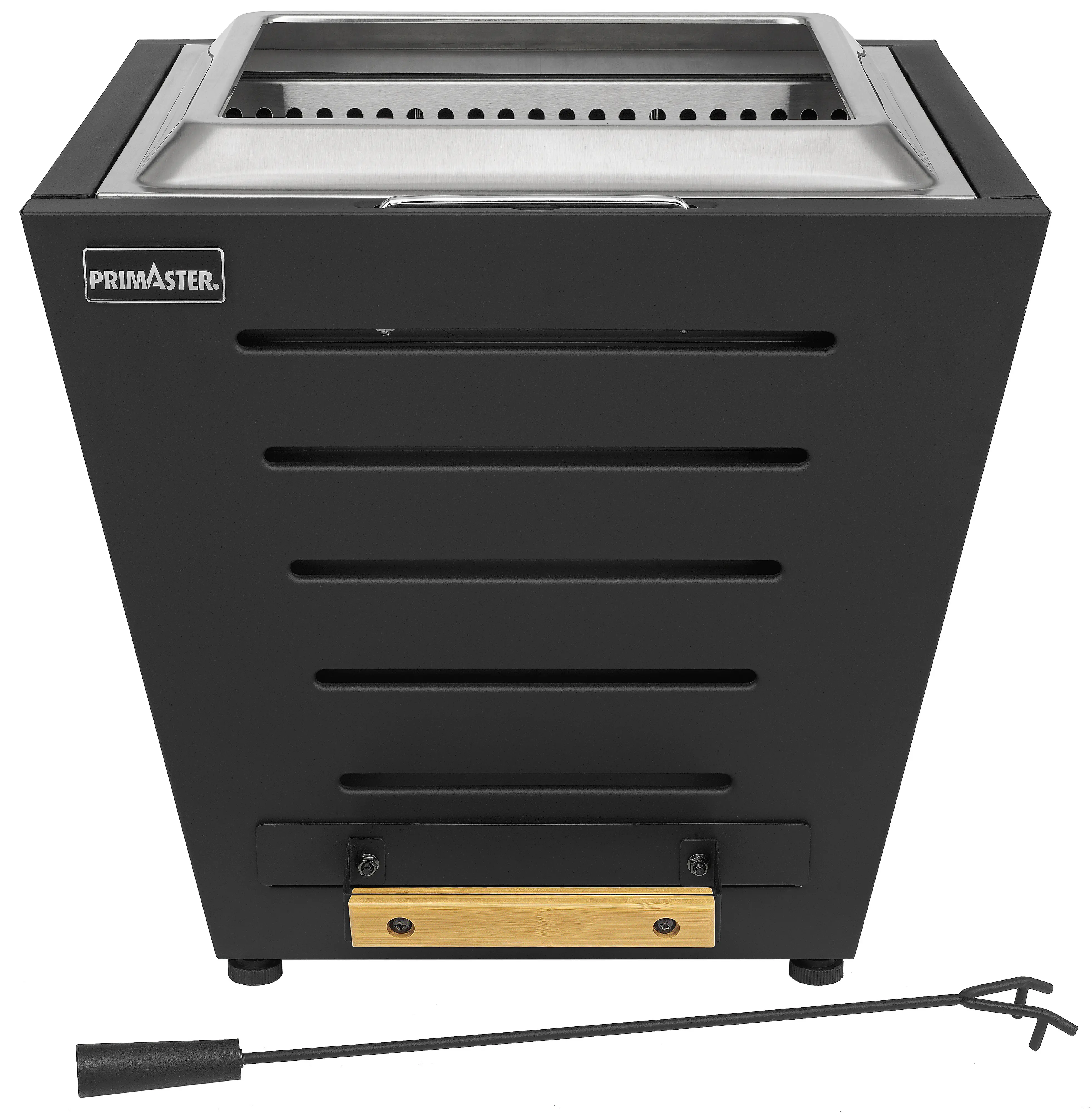 Primaster Feuerstelle Linden raucharm 51 x 51 cm schwarz