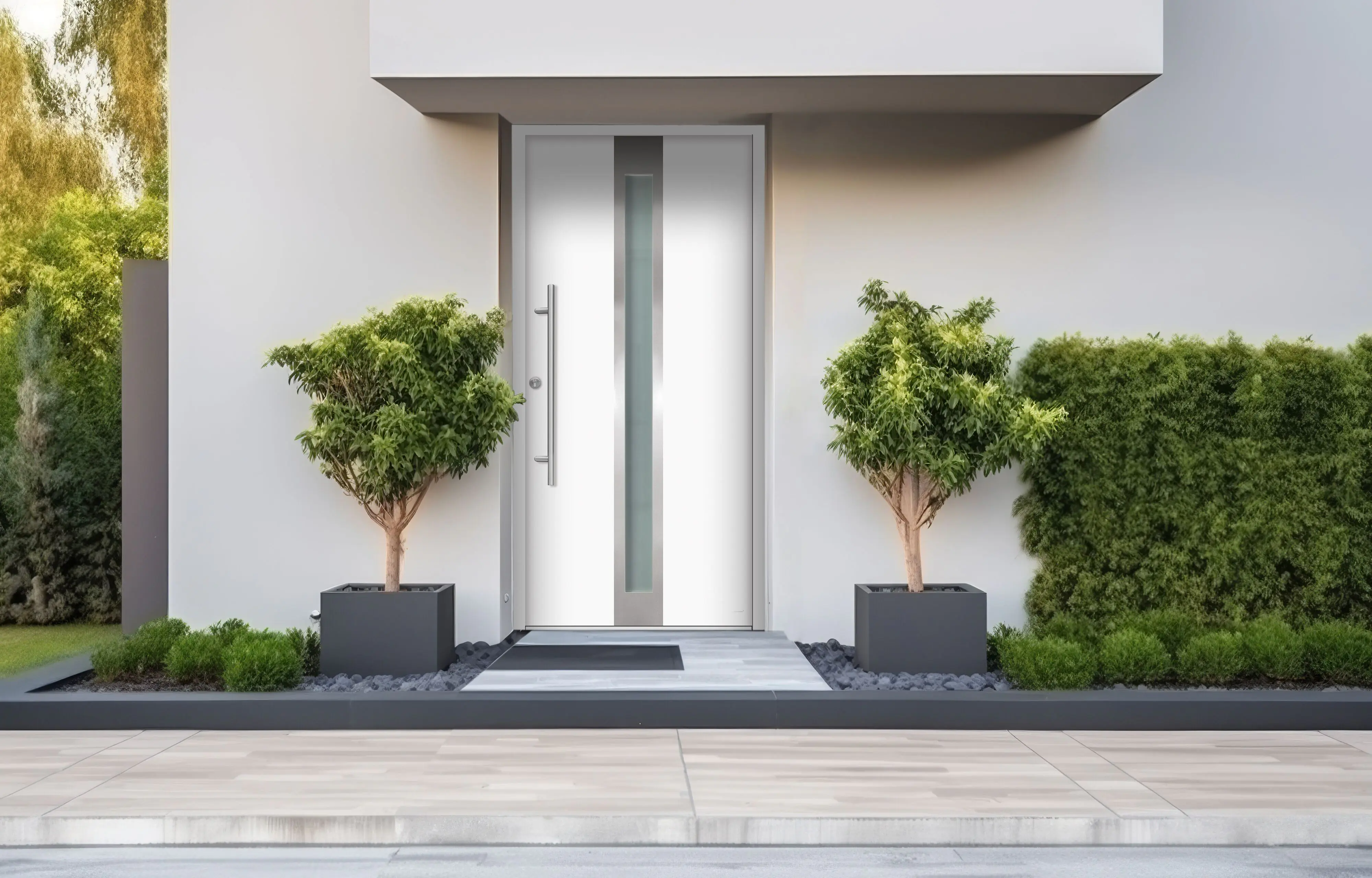 Splendoor Haustür Passivedoor Premium B01 Weiß DIN Links 100 x 210 cm