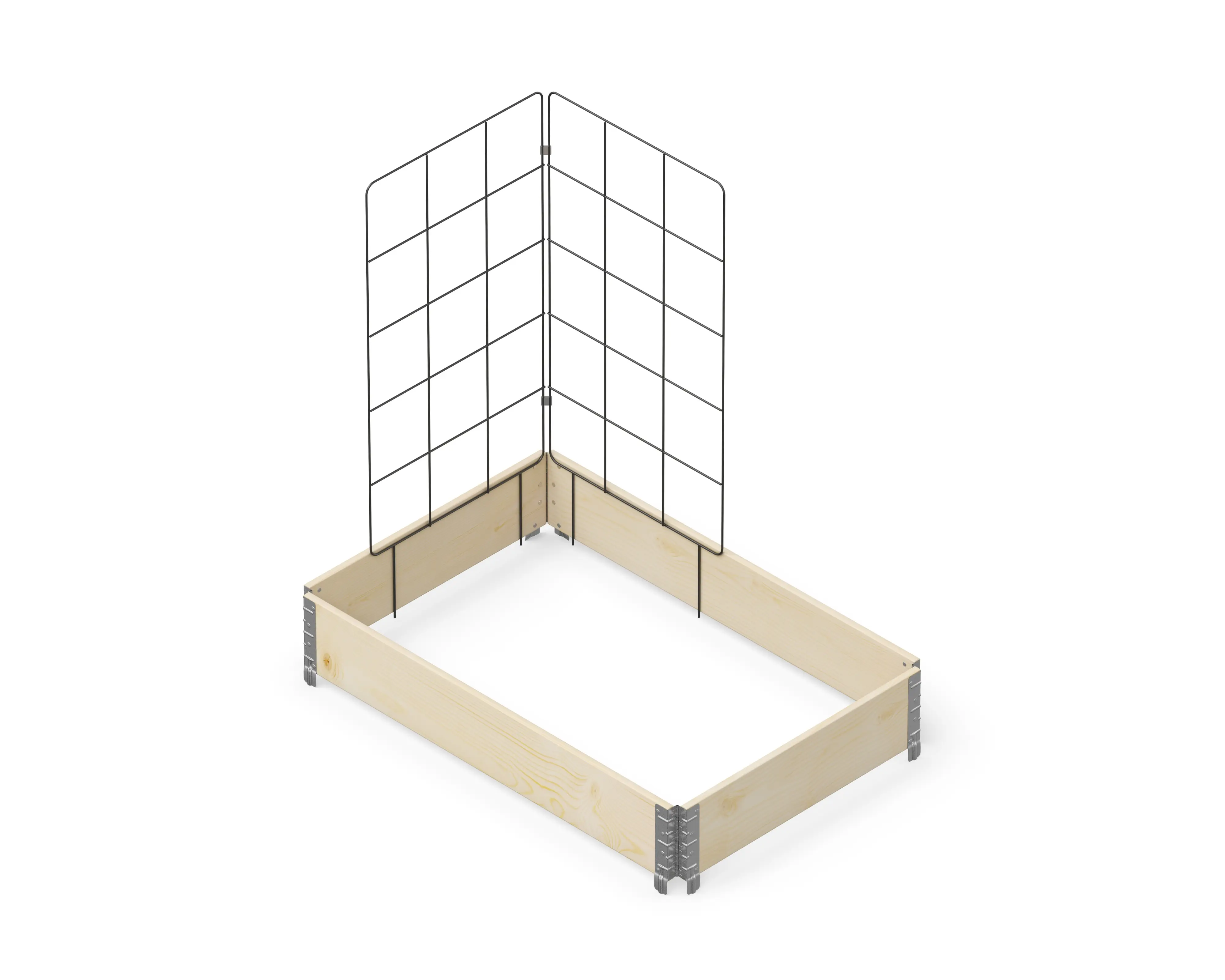 Upyard Rankgitter schwarz 120 x 55 cm