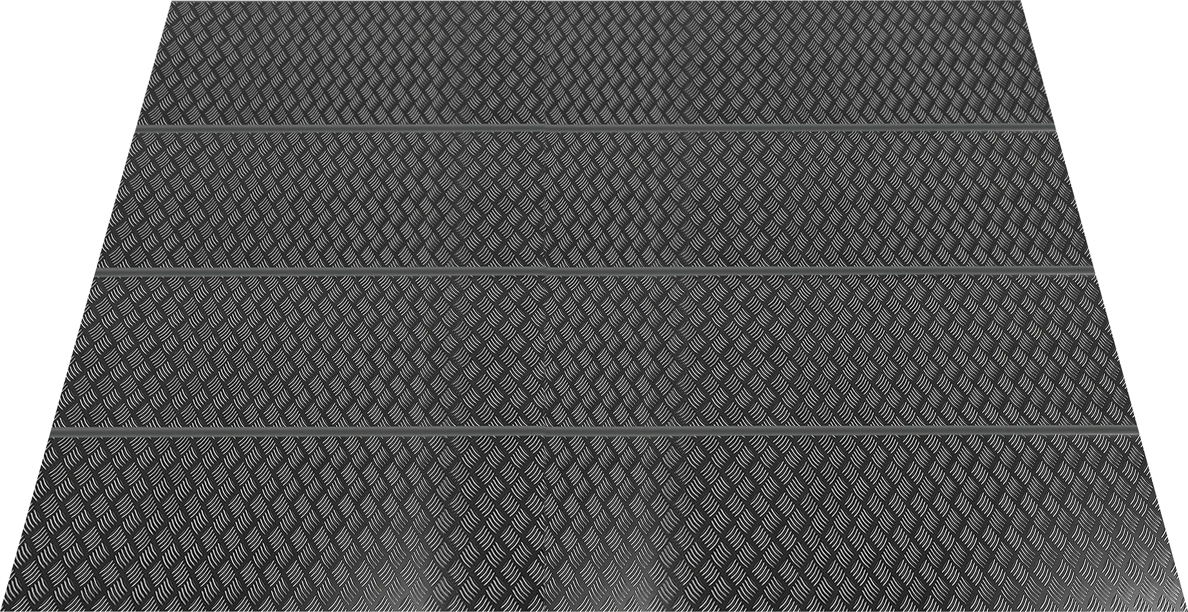 Floraworld Aluminium Riffelblechboden für Premium-Pultdach-Haus 262 × 243 x 3 cm