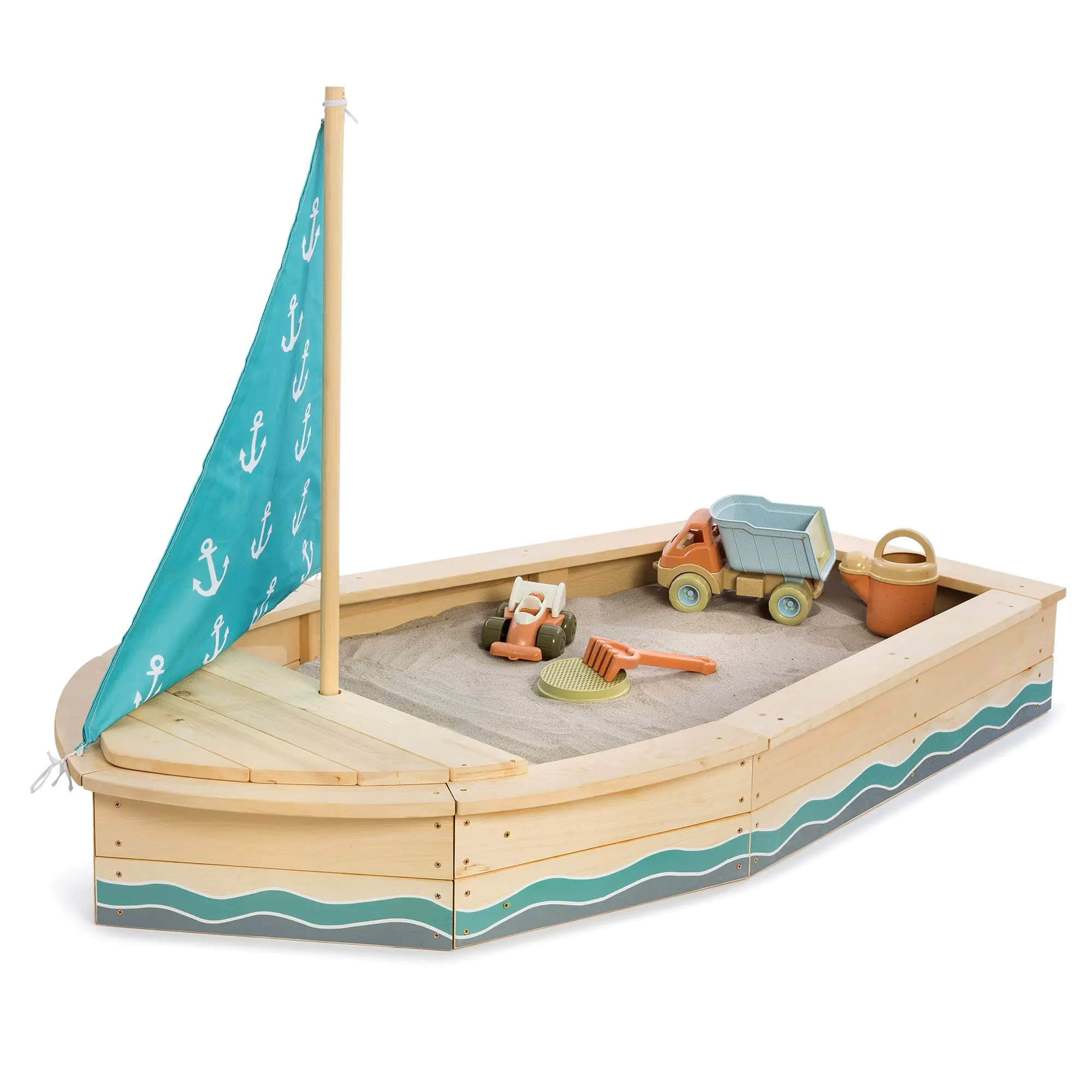 Muddy Buddy Sandkasten Anchor Lover 160 x 90 x 102 cm Muddy Buddy Sandkasten Anchor Lover 160 x 90 x 102 cm
