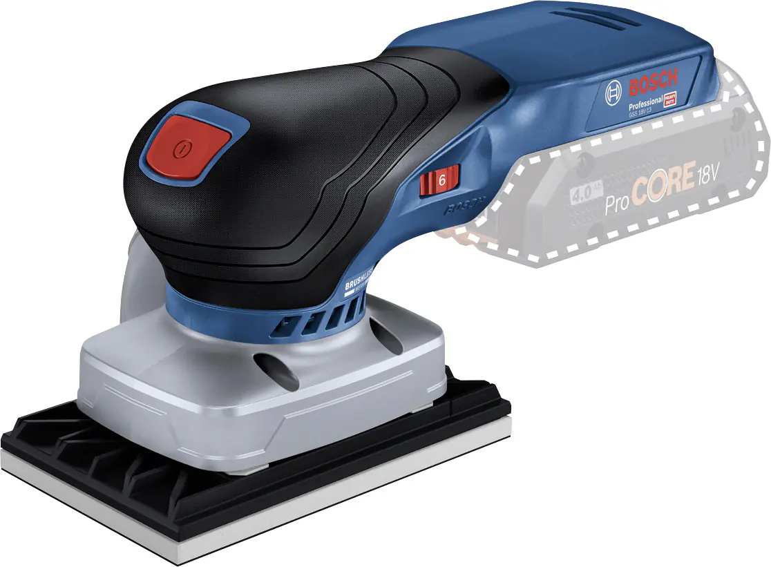 Bosch Professional Akku-Schwingschleifer GSS 18V-13 mit L-Boxx