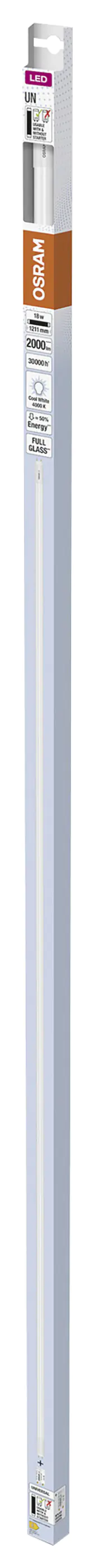 Osram LED Röhre T8 1,2 m G13 18 W neutralweiß Osram LED Röhre T8 1,2 m G13 18 W neutralweiß