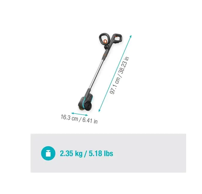 Gardena Akku-Fugenbürste EasyWeed 1800/18V P4A solo