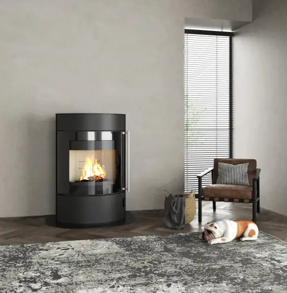 Accente Kaminofen Elbe stahl 8 kW