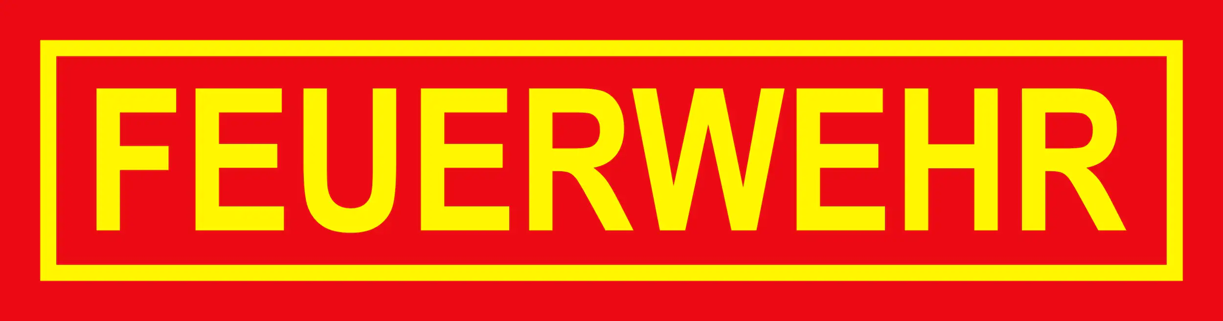 Hermann Schütz Aufkleber Feuerwehr 50x205mm