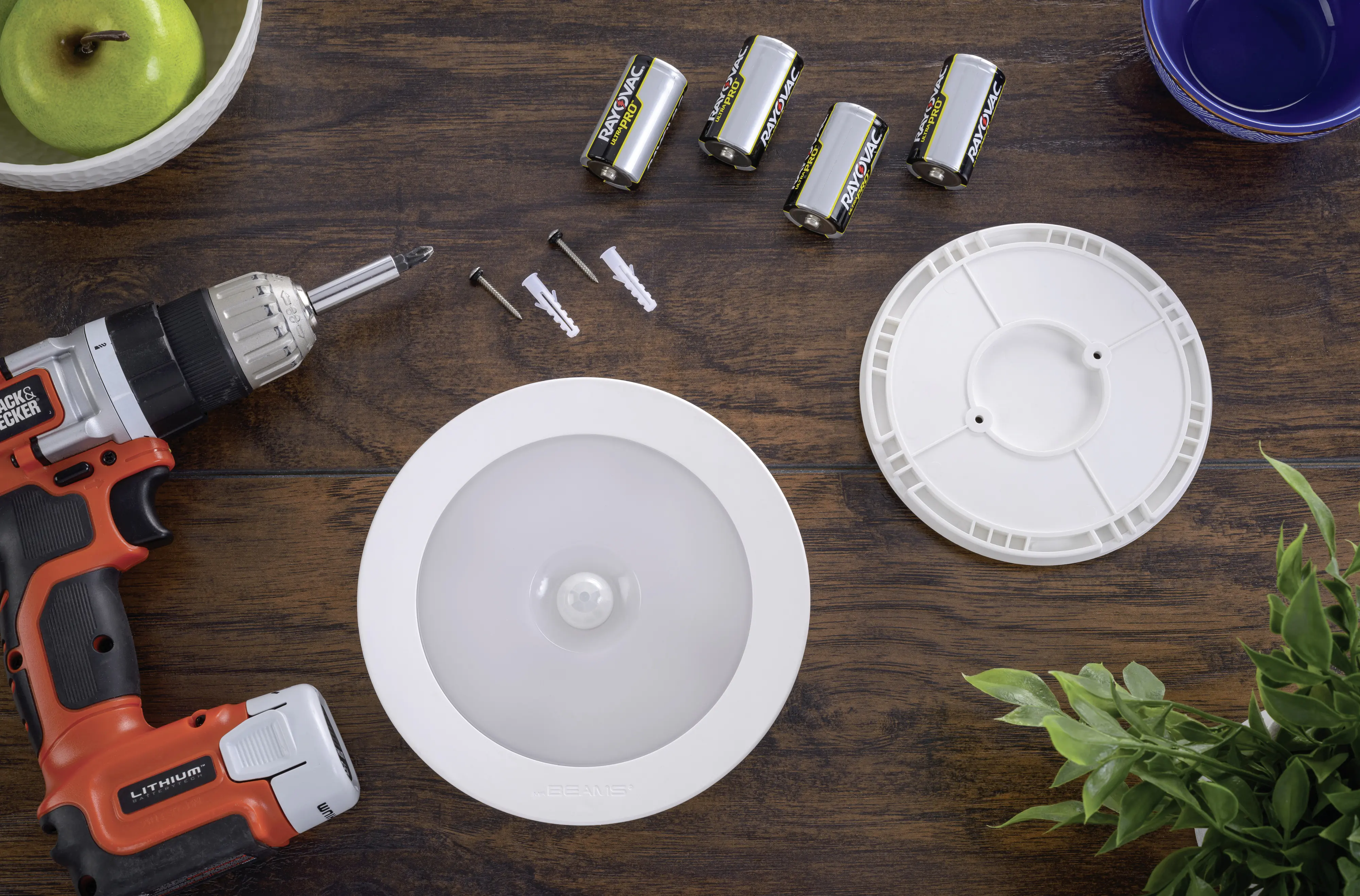 Mr Beams LED Batterielicht Ceiling light 200lm, 3200K, weiß