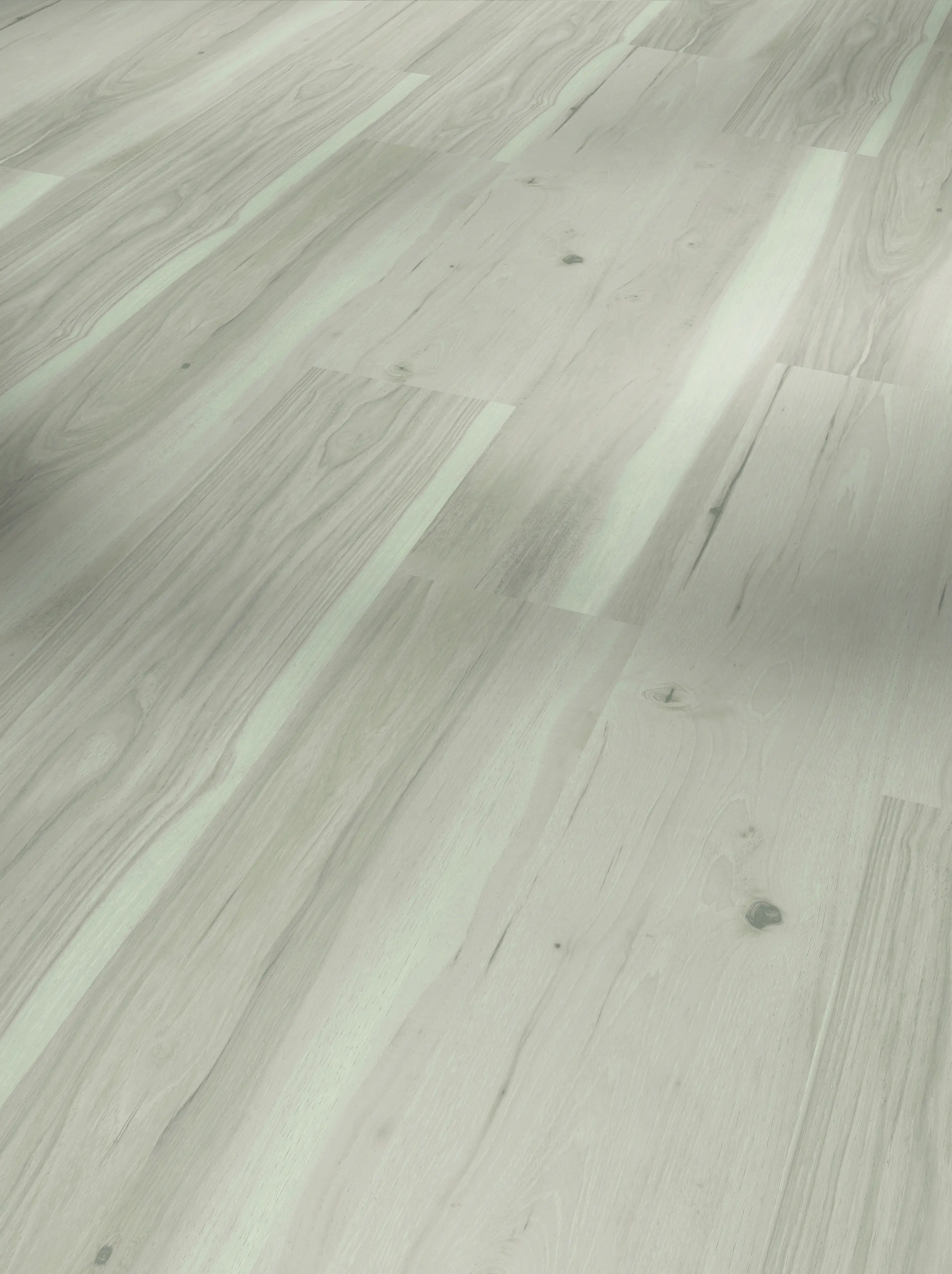 Designboden Vinyl CLICK'in skandinavische Esche weiß