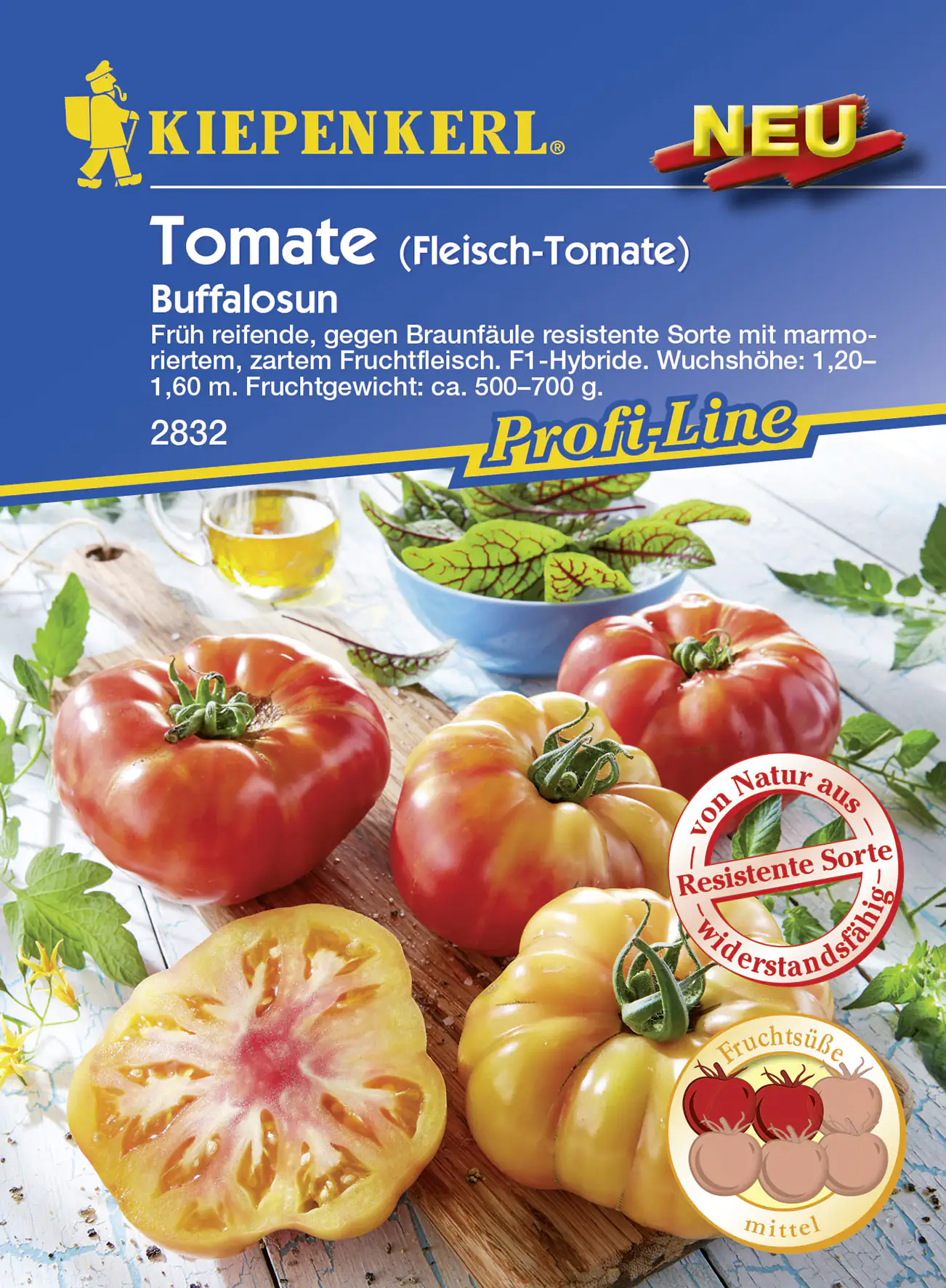 Kiepenkerl Fleisch-Tomate Buffalosun F1 Inhalt reicht für 7 Korn