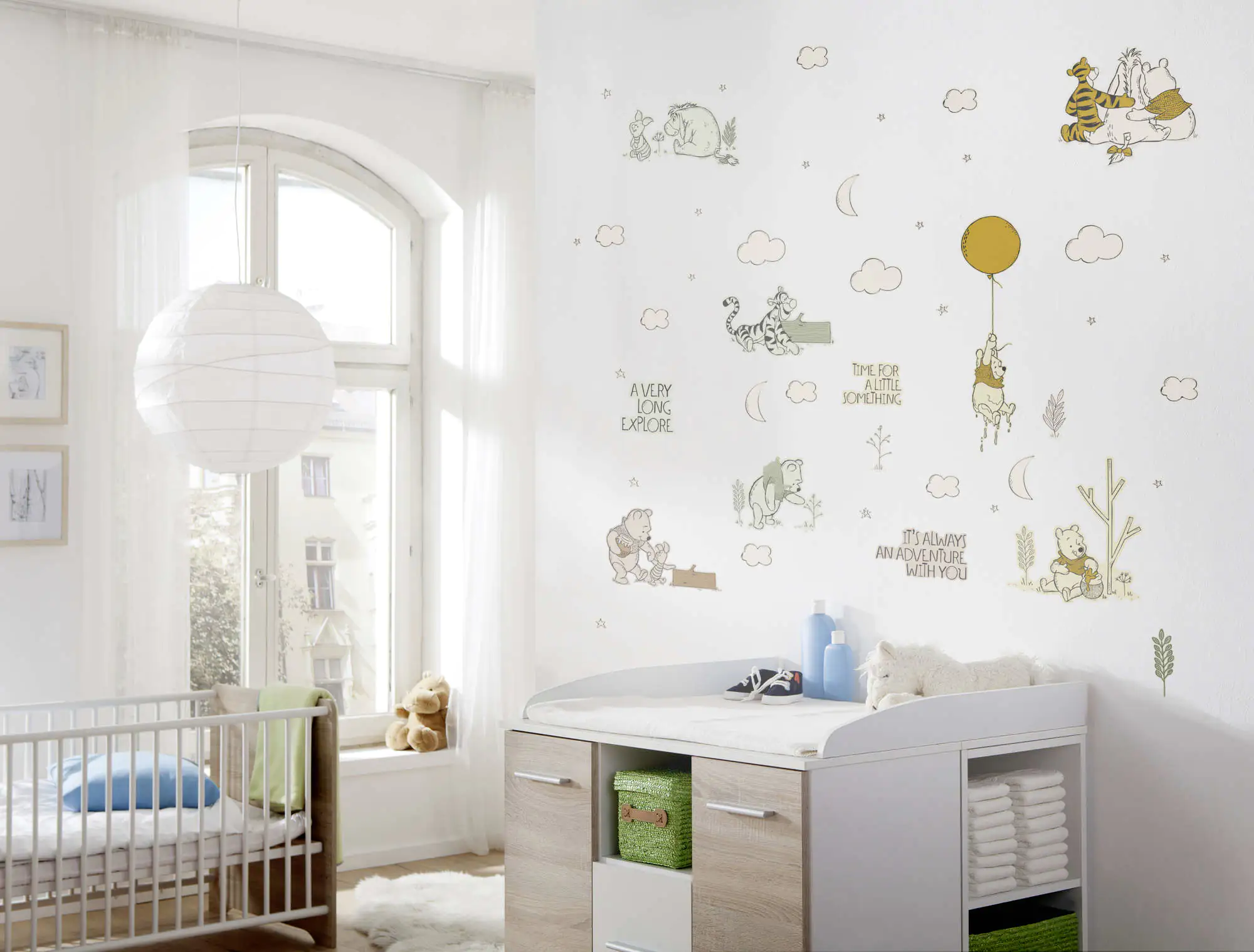4036834177669_2573968 Komar Decosticker Winnies Woodland 50 x 70 cm