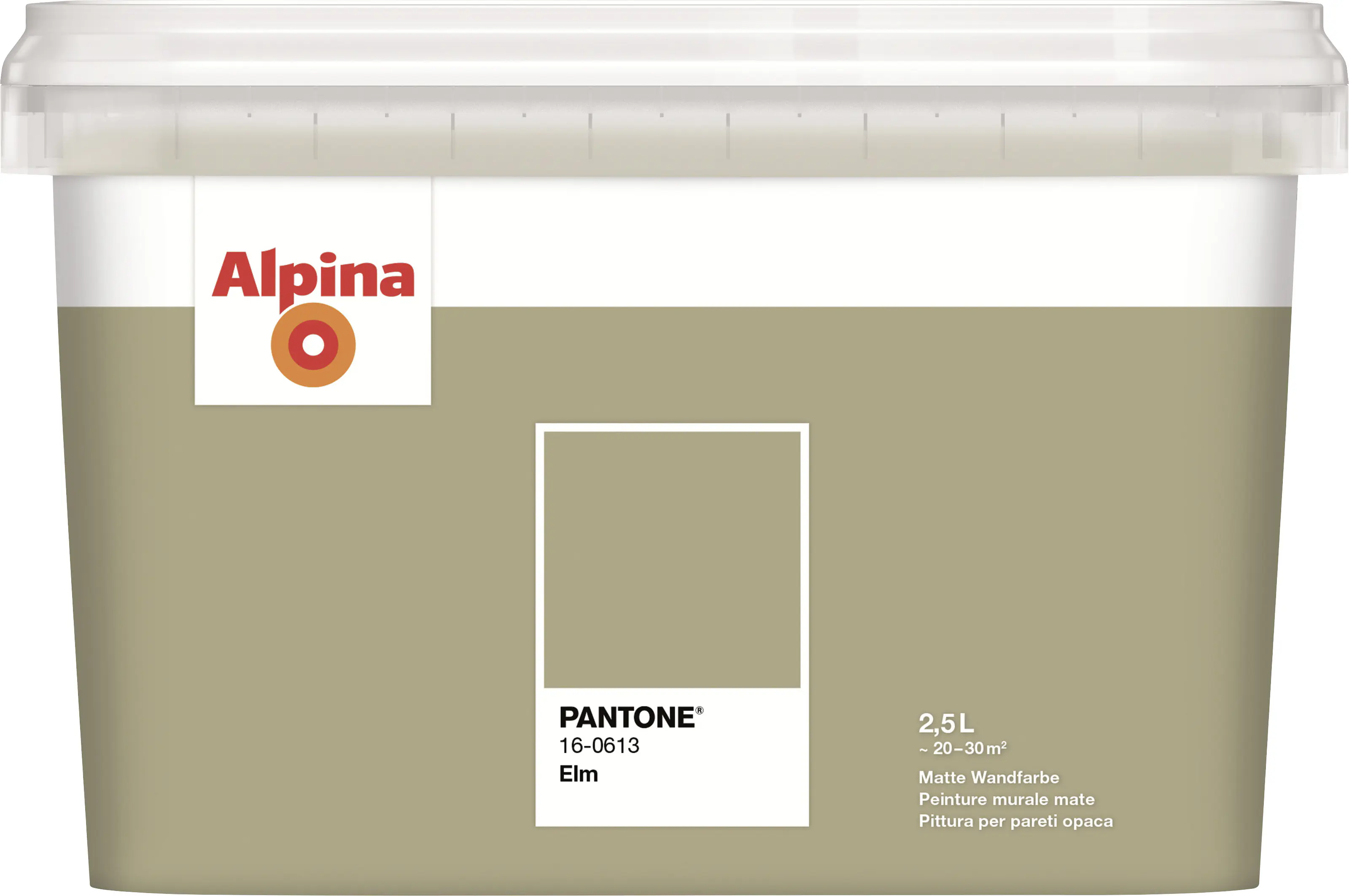 Alpina Wandfarbe Pantone matt elm 2,5 L