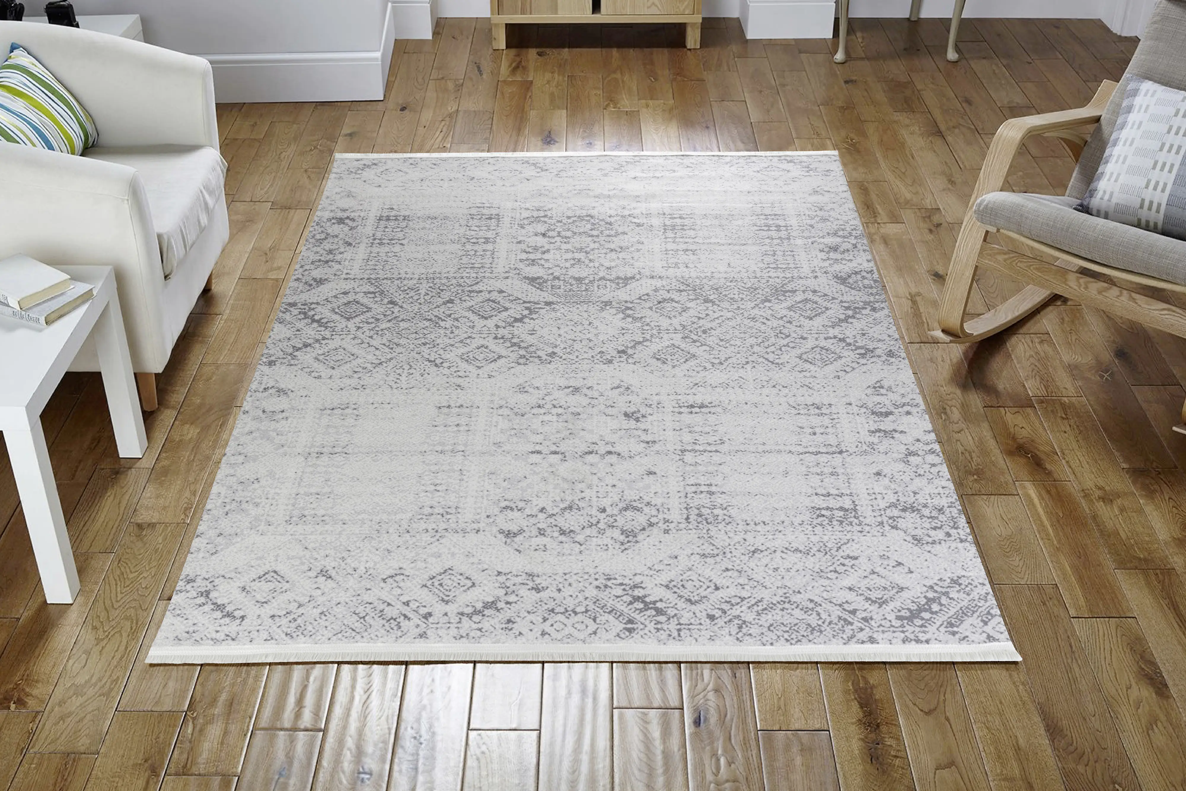 Teppich Efe - waschbar 1015 grey, 80 x 150 cm