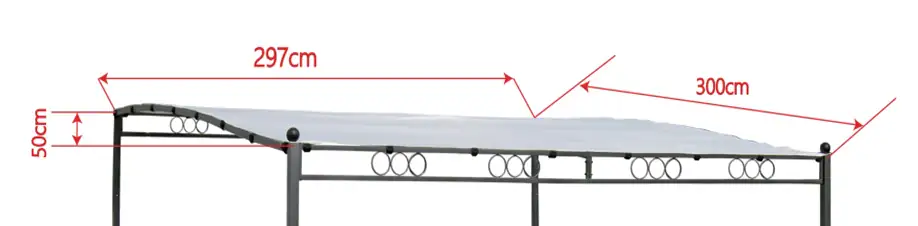 TrendLine Ersatzdach Pavillon Costa Rica TrendLine Ersatzdach Pavillon Costa Rica