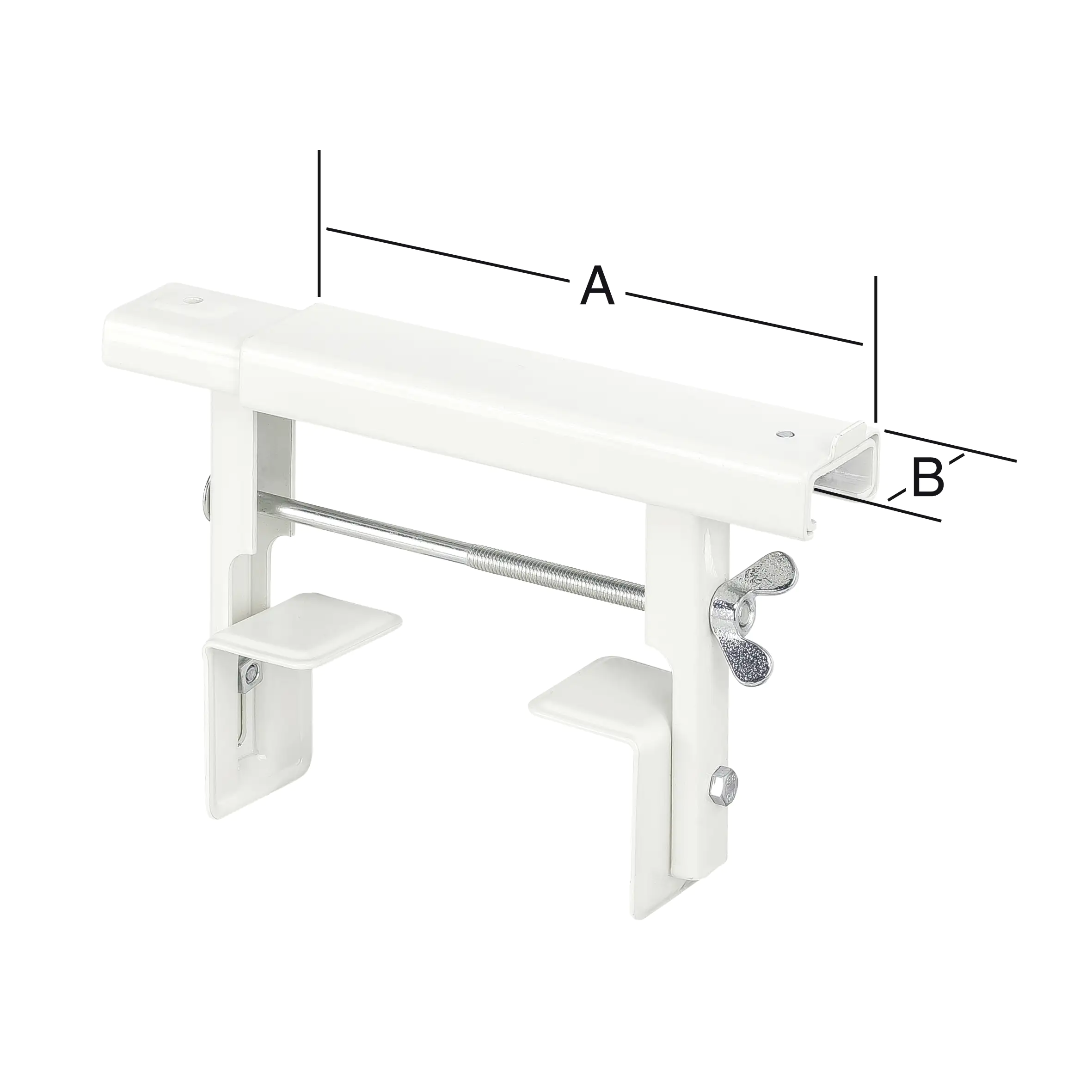 Vormann Universal-Heizkörperkonsolen weiß 19 x 3.5 cm