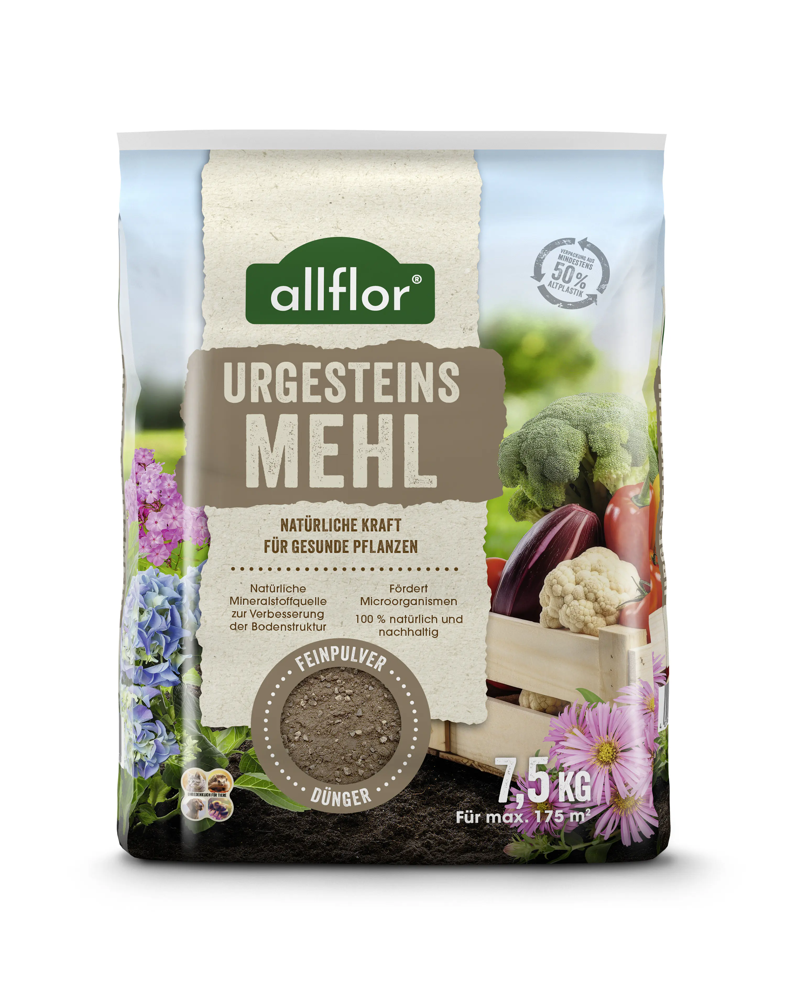 Allflor Urgesteinsmehl 7,5 kg