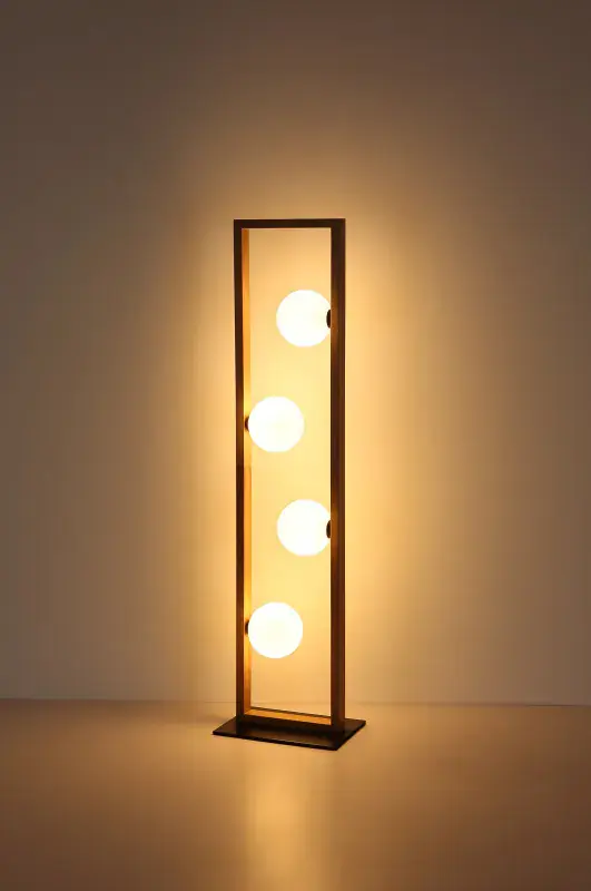 Globo Stehleuchte Nanda 110 cm schwarz matt