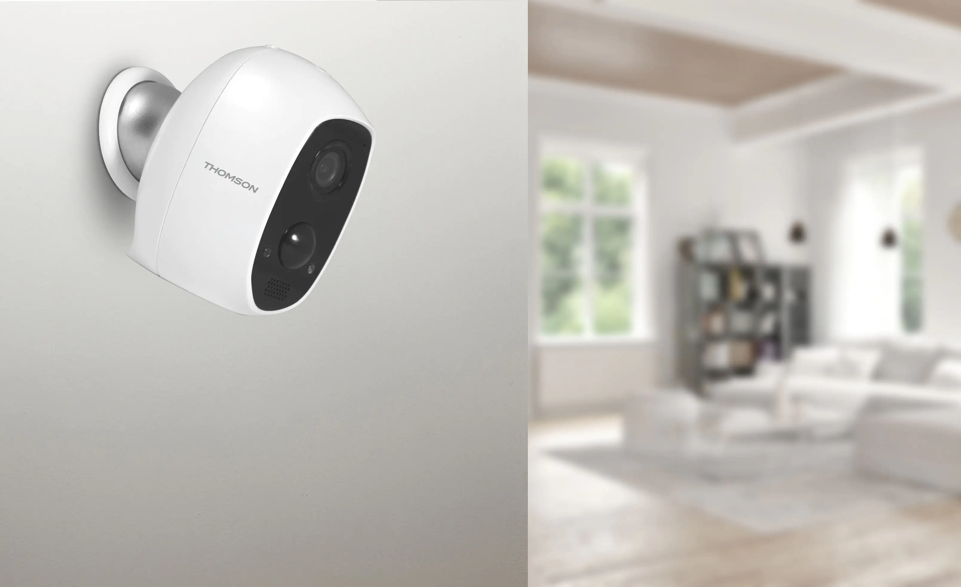 3660215125034 Thomson Akku-Überwachungskamera für den Innen- und Außenbereich, WLAN,