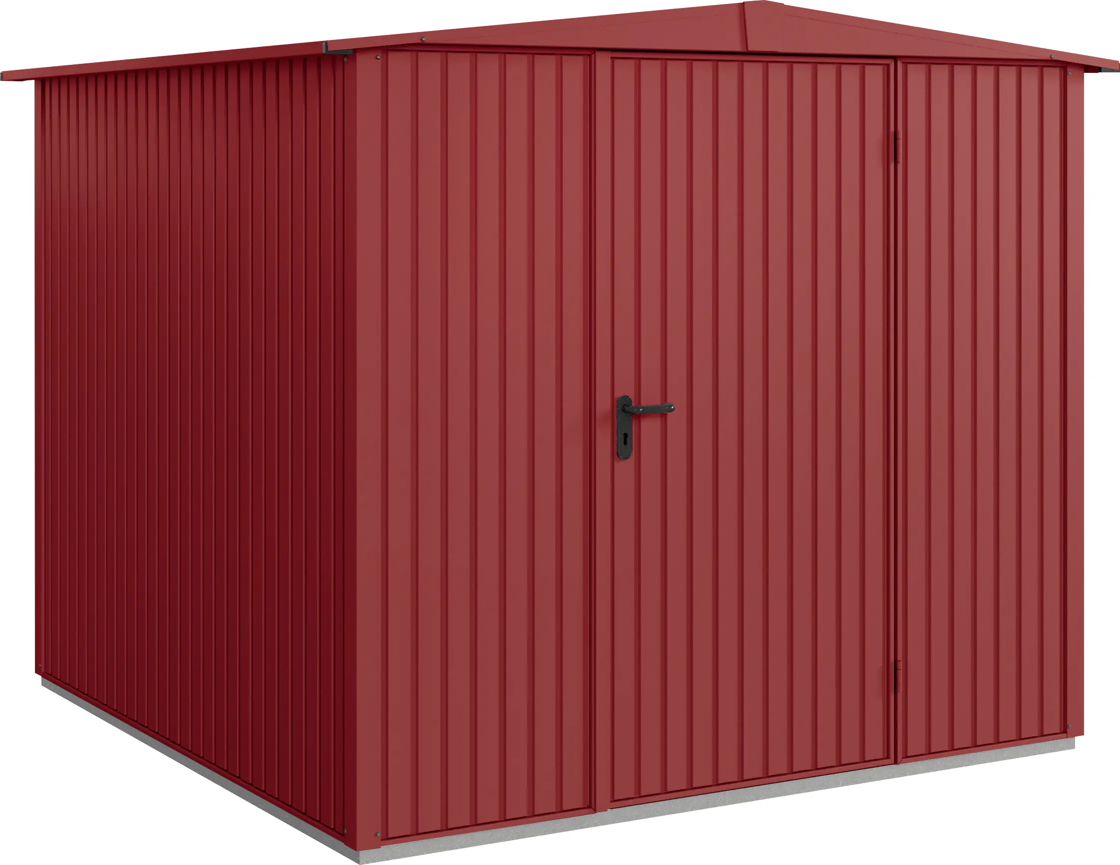 EcoStar Gerätehaus Trend-S Typ 2 258,8 x 247,7 x 216 cm v
