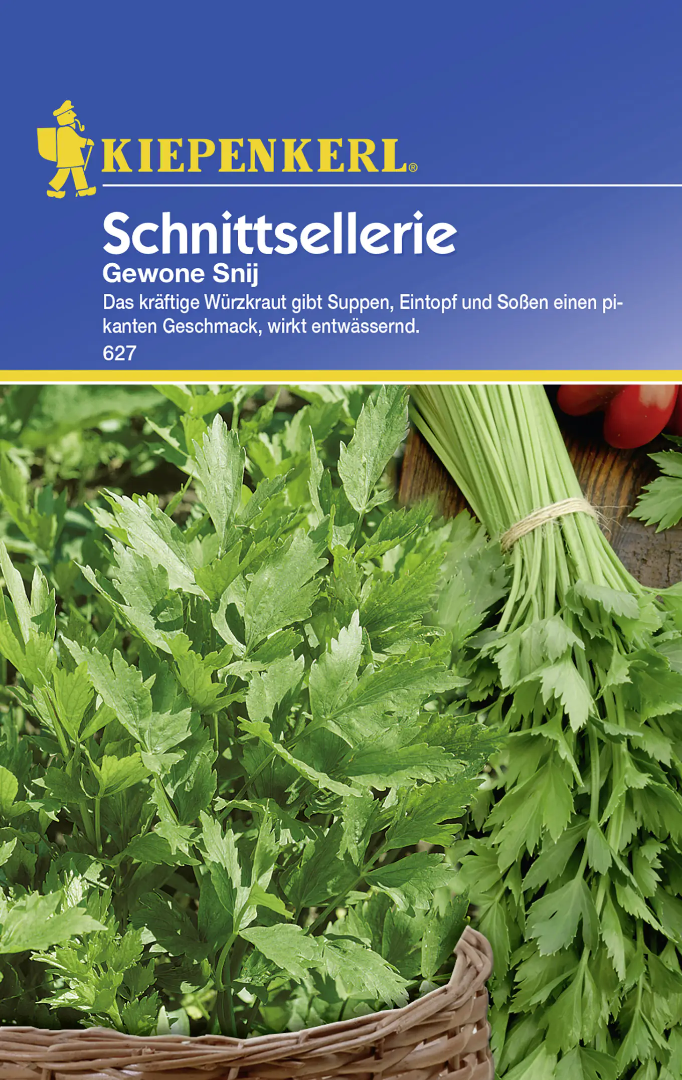 Kiepenkerl Schnittsellerie Gewone Snij Apium graveolens var. secalinum, Inhalt: ca. 100 Pflanzen