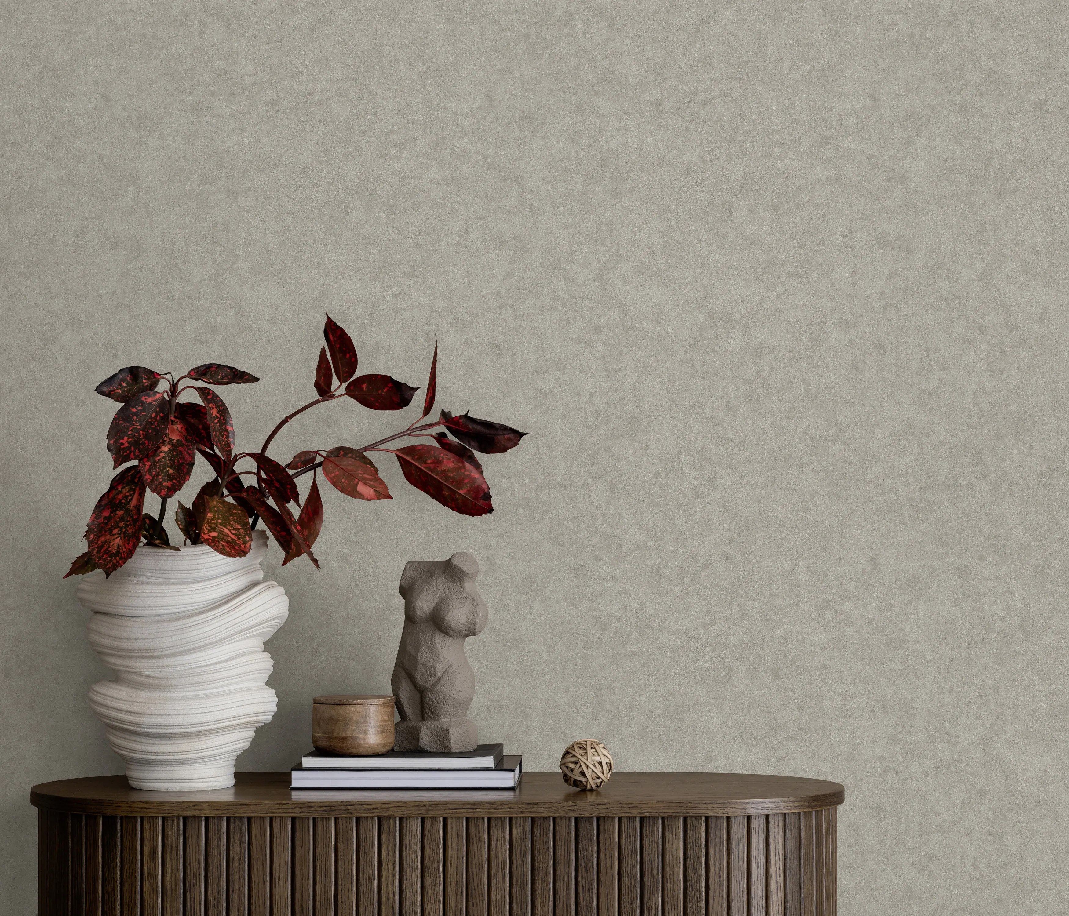 Erismann Vliestapete Uni taupe 10,05 x 0,53 m