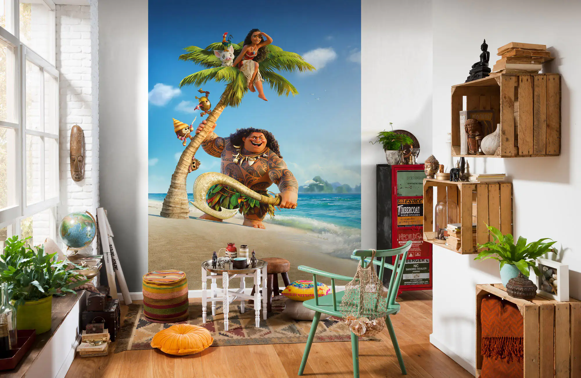 4036834528010_1 Komar Vlies Fototapete Moana and Maui 184 x 248 cm