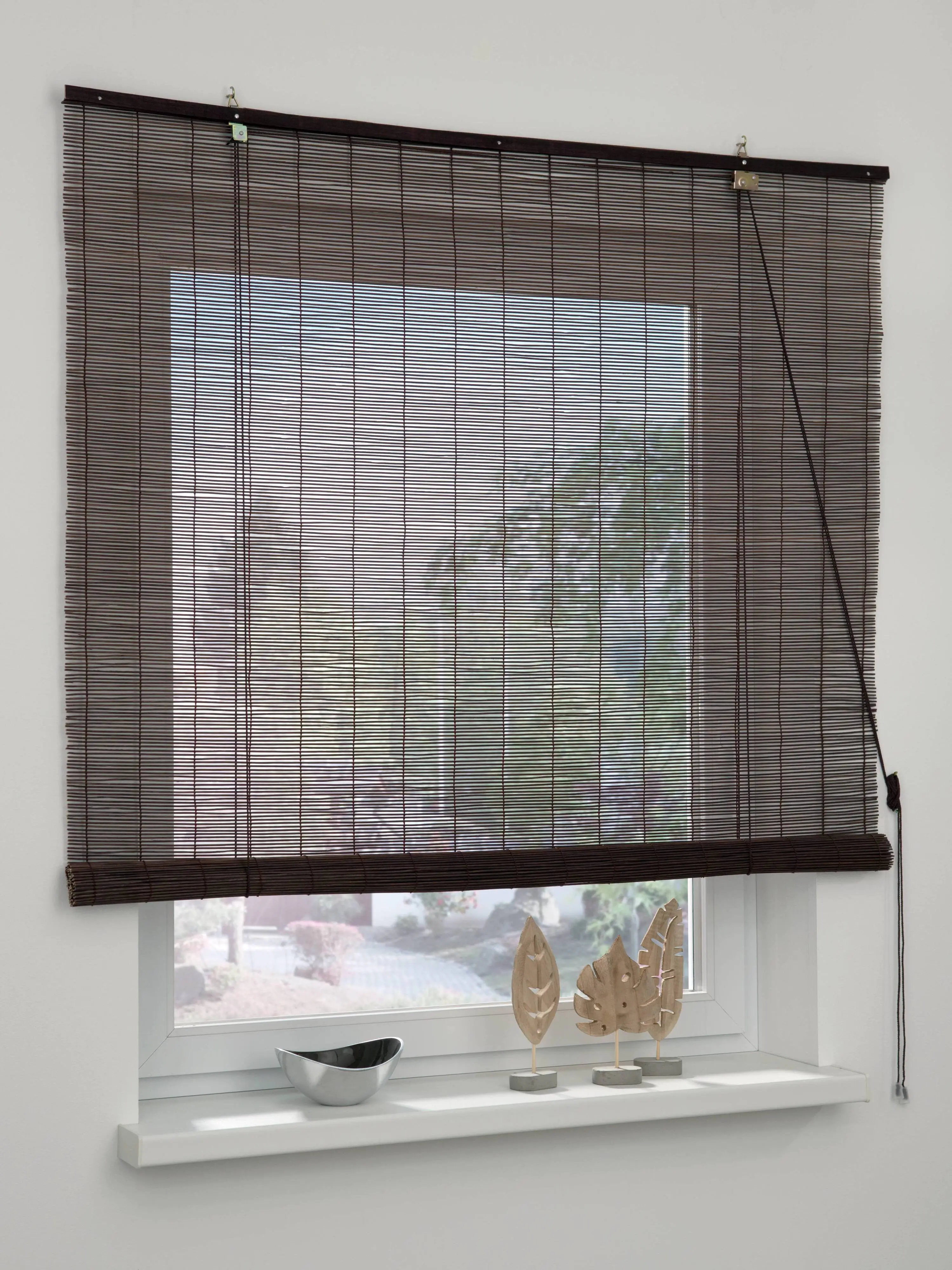 Gardinia Bambus-Rollo schoko 60 x 160 cm