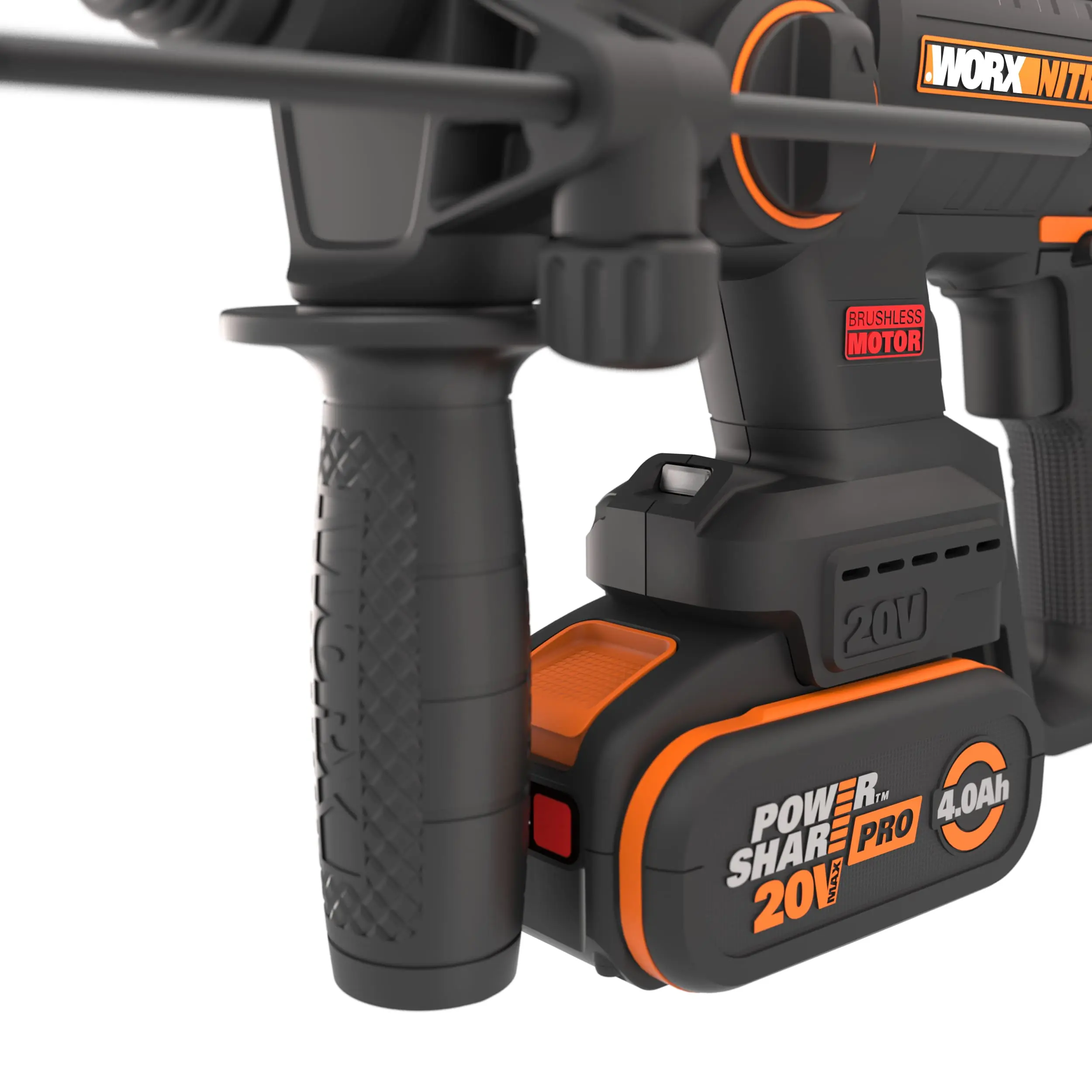 Worx NITRO Akku-Bohrhammer WX381 20 V inkl. 4 Ah Akku & Ladegerät