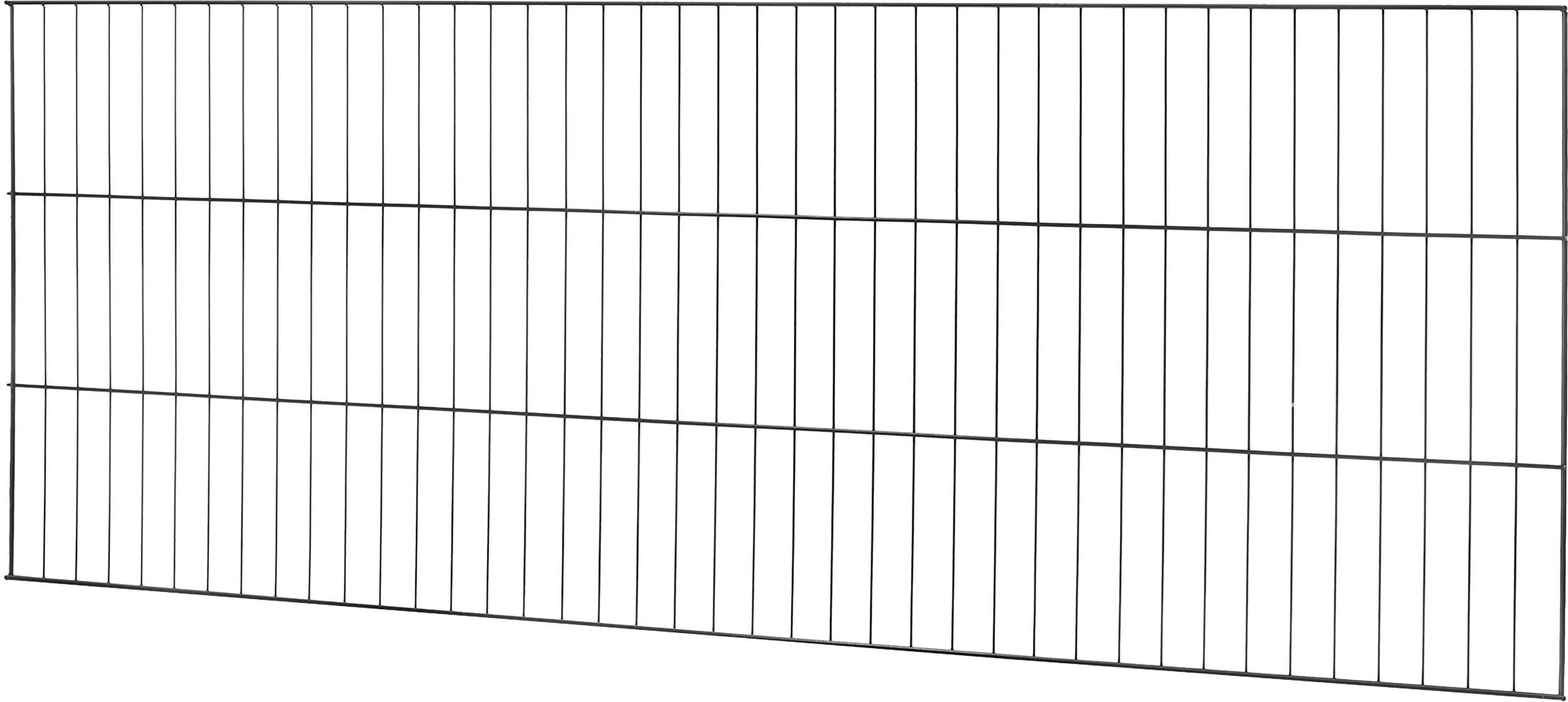 Floraworld Einstabmatte-Zaun Classic 200 x 75 cm anthrazit